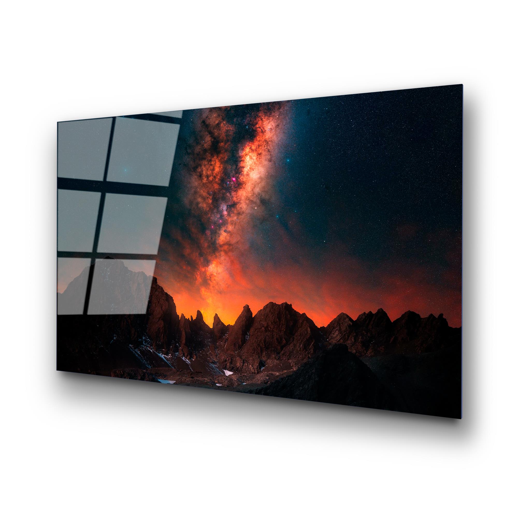 UV-141 Baskılı Cam Dikdörtgen Duvar Tablosu | ByLamp