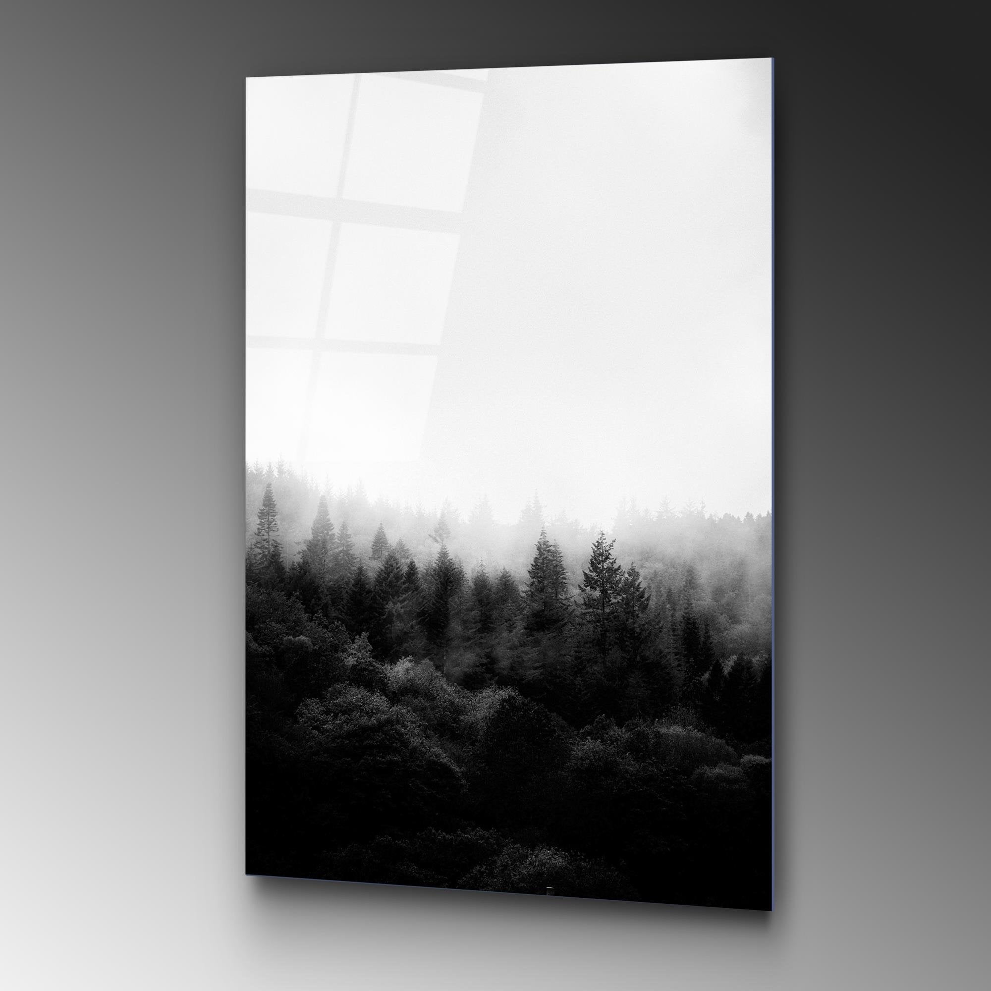 UV-142 Baskılı Cam Dikdörtgen Duvar Tablosu | ByLamp