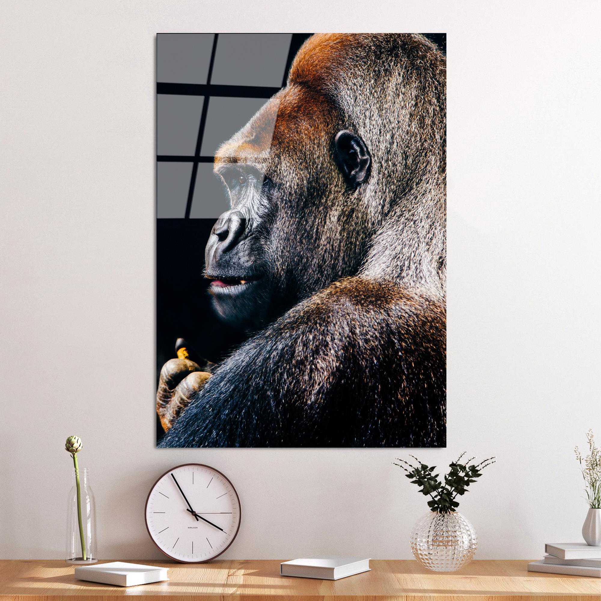 UV-145 Baskılı Cam Dikdörtgen Duvar Tablosu | ByLamp