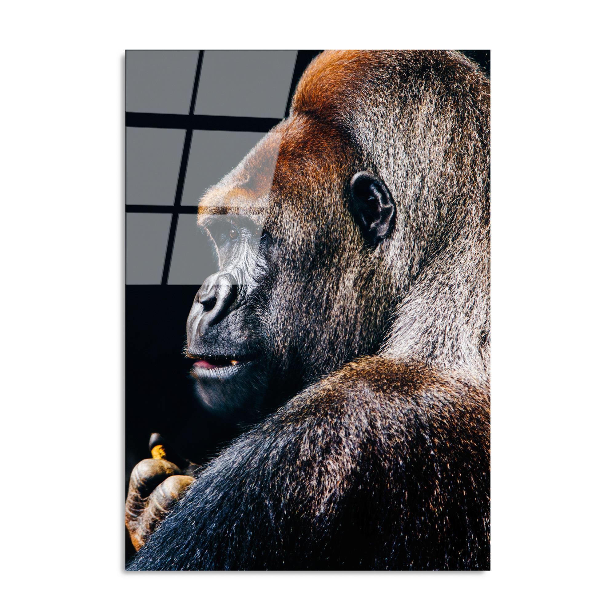 UV-145 Baskılı Cam Dikdörtgen Duvar Tablosu | ByLamp