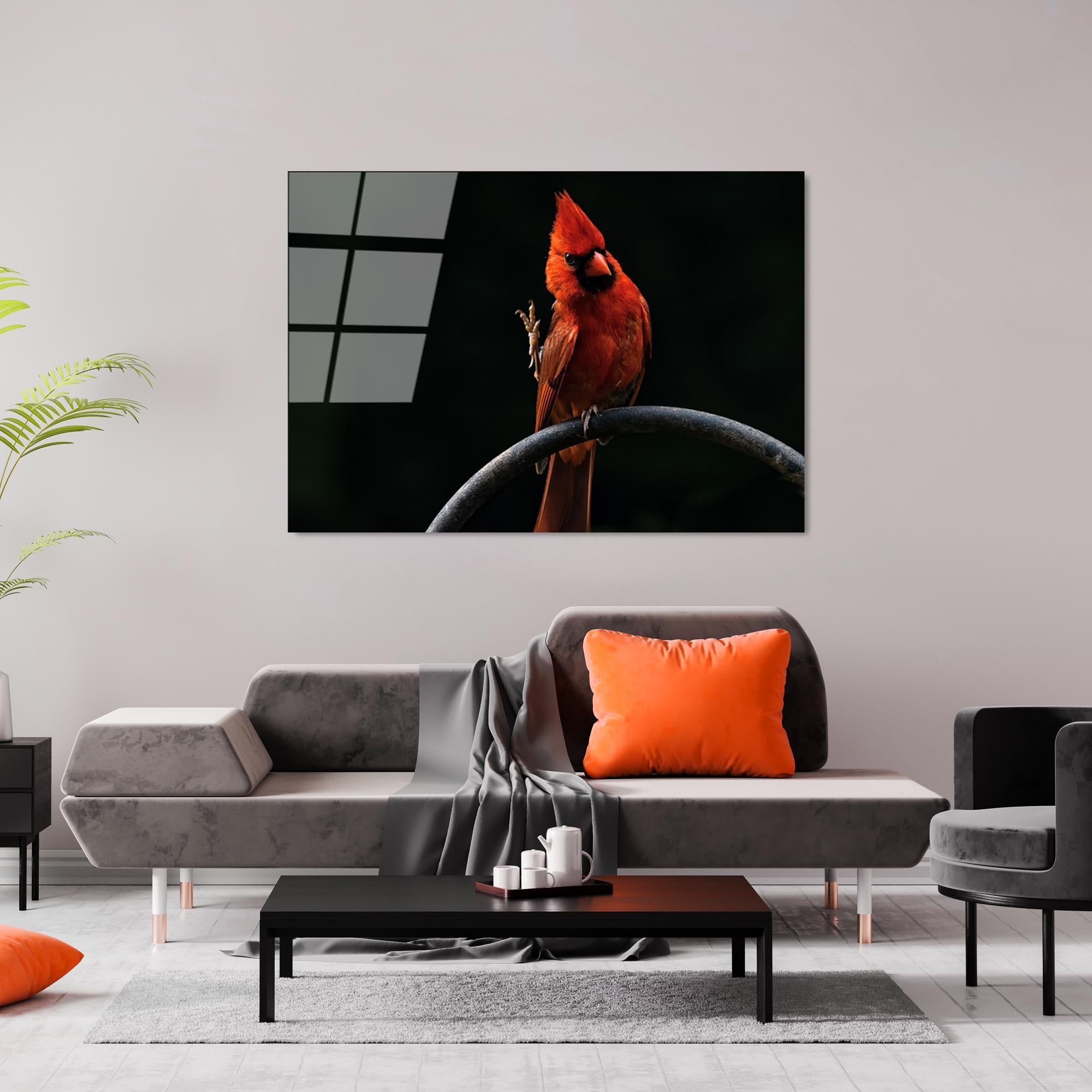 UV-146 Baskılı Cam Dikdörtgen Duvar Tablosu | ByLamp