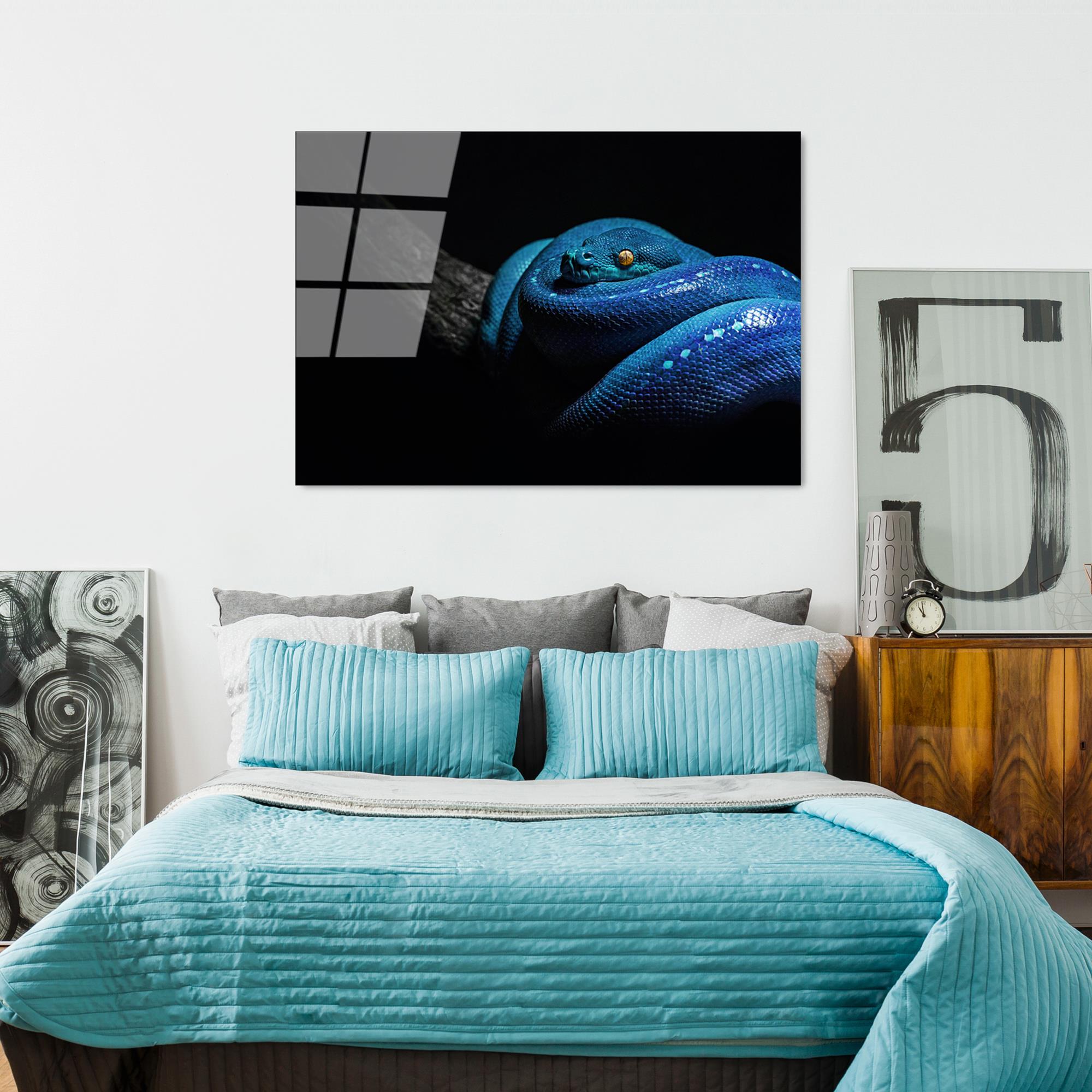 UV-148 Baskılı Cam Dikdörtgen Duvar Tablosu | ByLamp