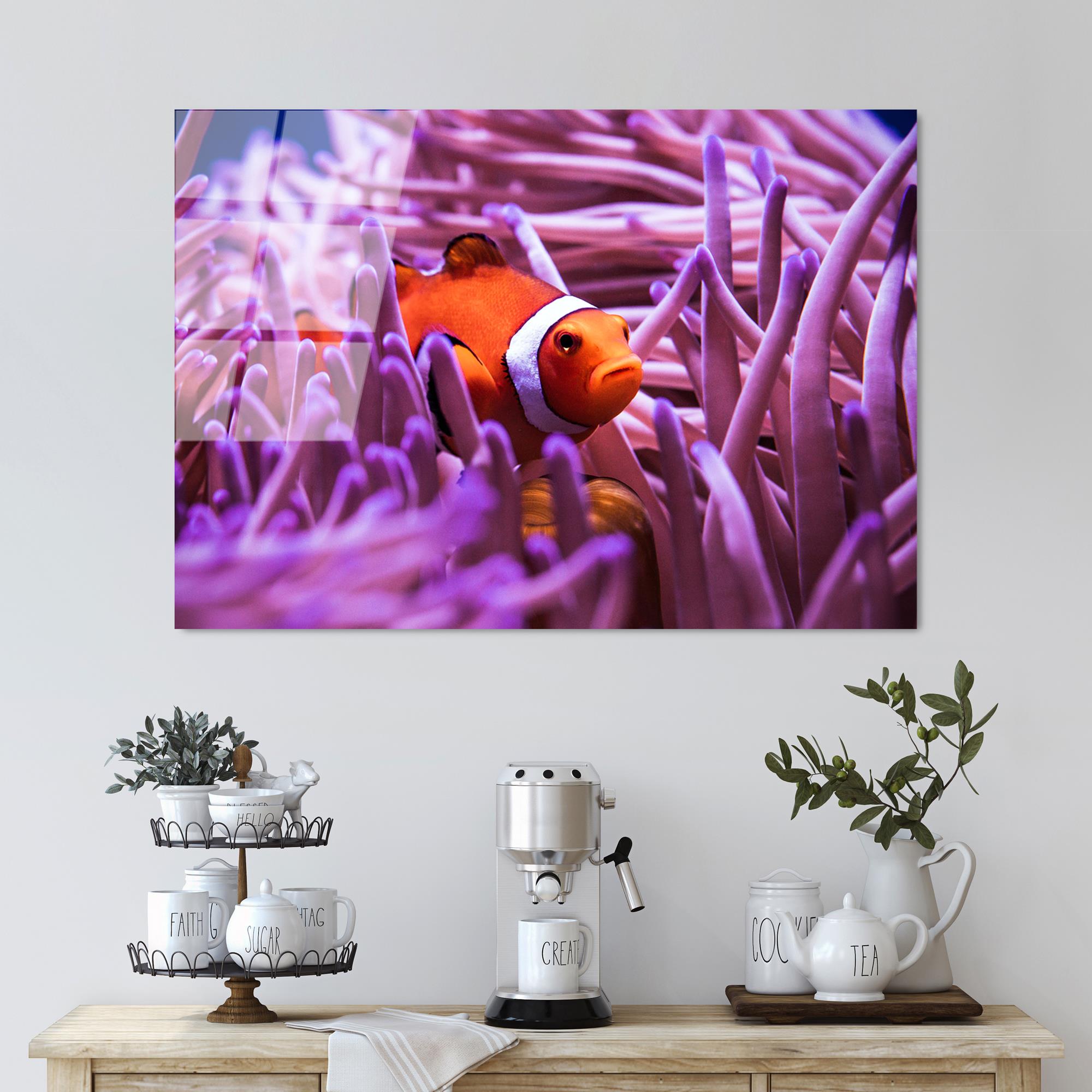 UV-149 Baskılı Cam Dikdörtgen Duvar Tablosu | ByLamp