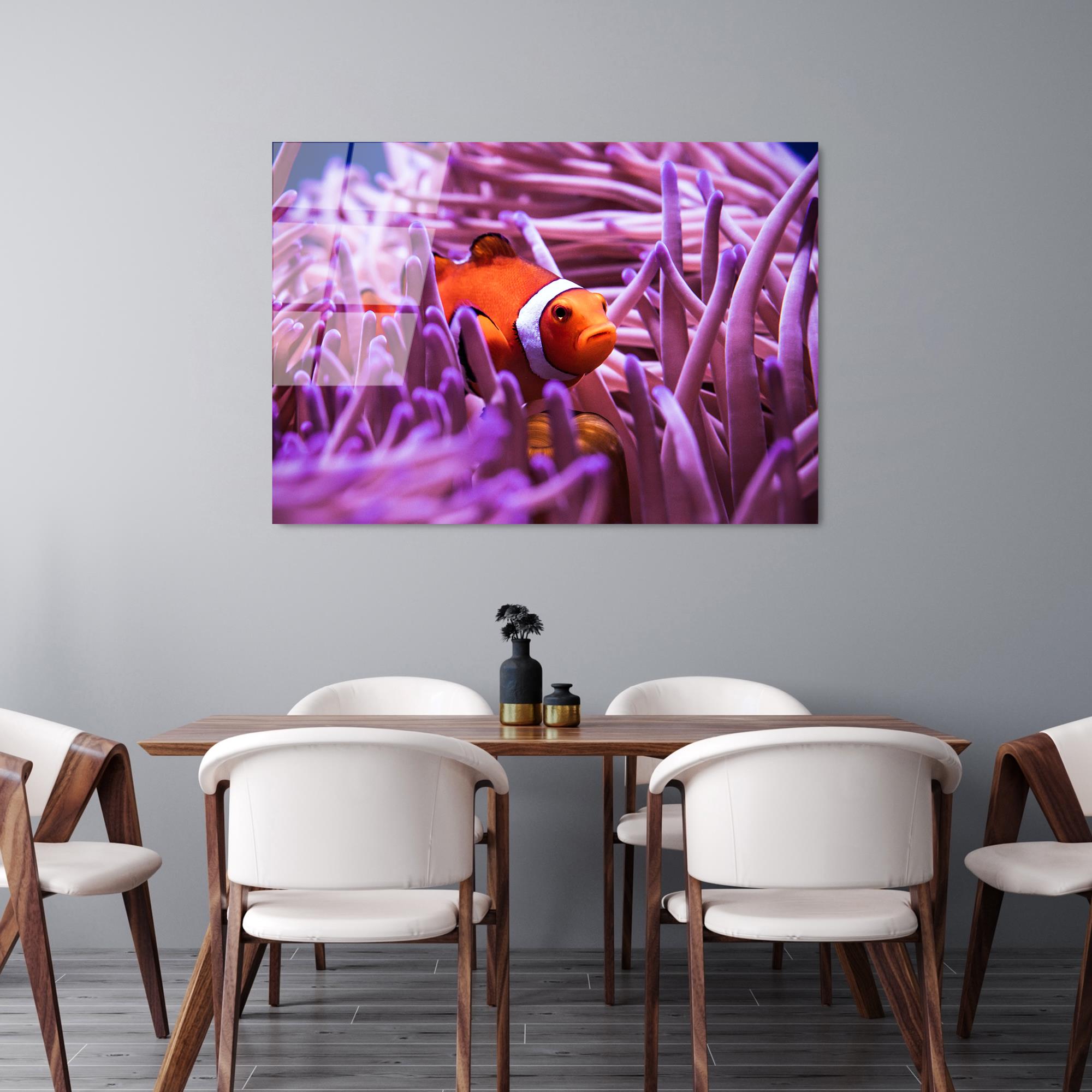 UV-149 Baskılı Cam Dikdörtgen Duvar Tablosu | ByLamp