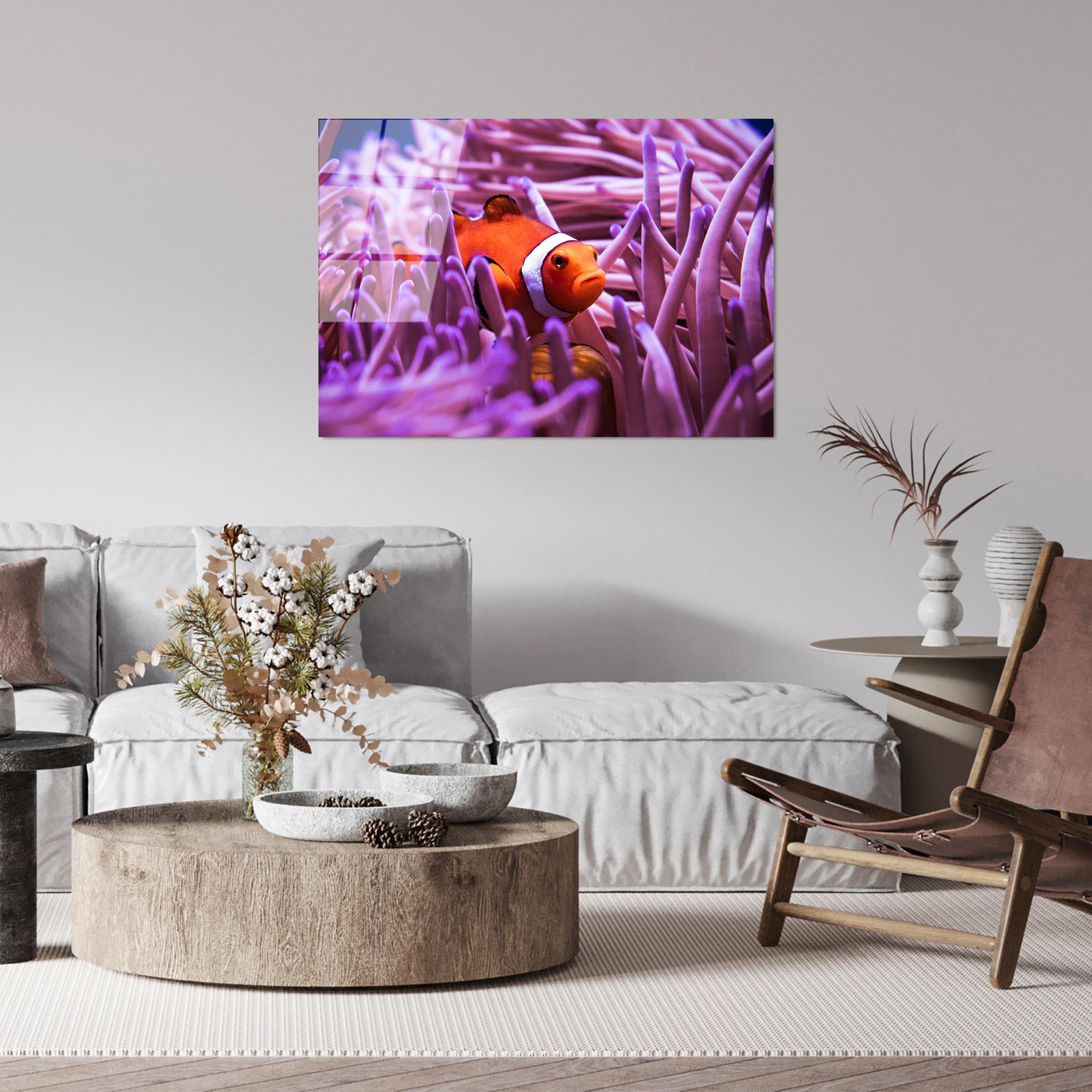 UV-149 Baskılı Cam Dikdörtgen Duvar Tablosu | ByLamp