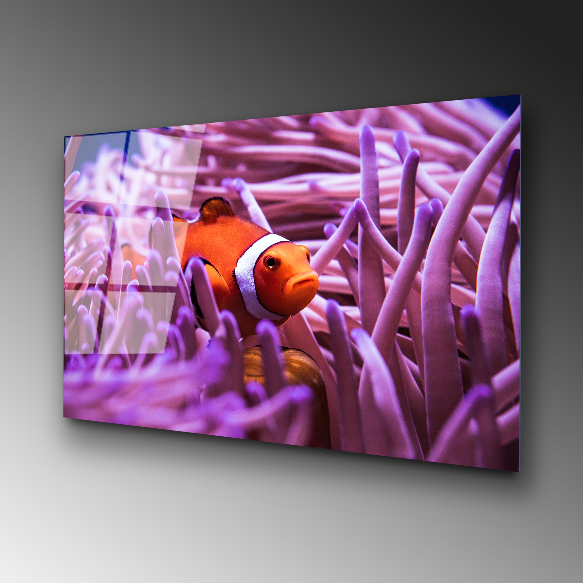 UV-149 Baskılı Cam Dikdörtgen Duvar Tablosu | ByLamp