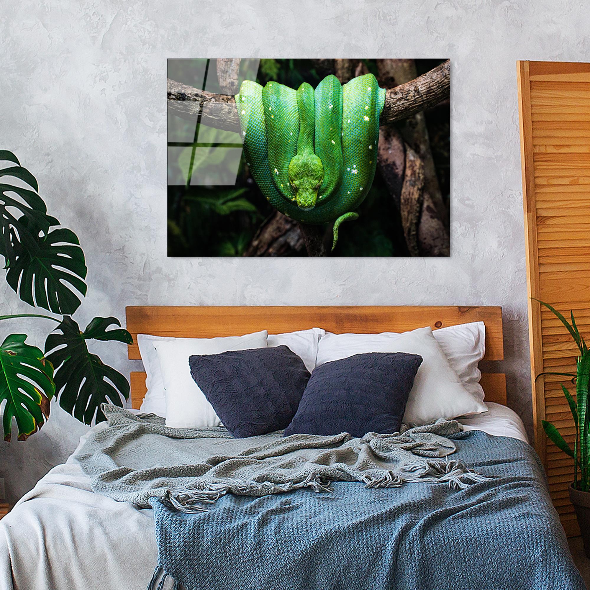 UV-151 Baskılı Cam Dikdörtgen Duvar Tablosu | ByLamp