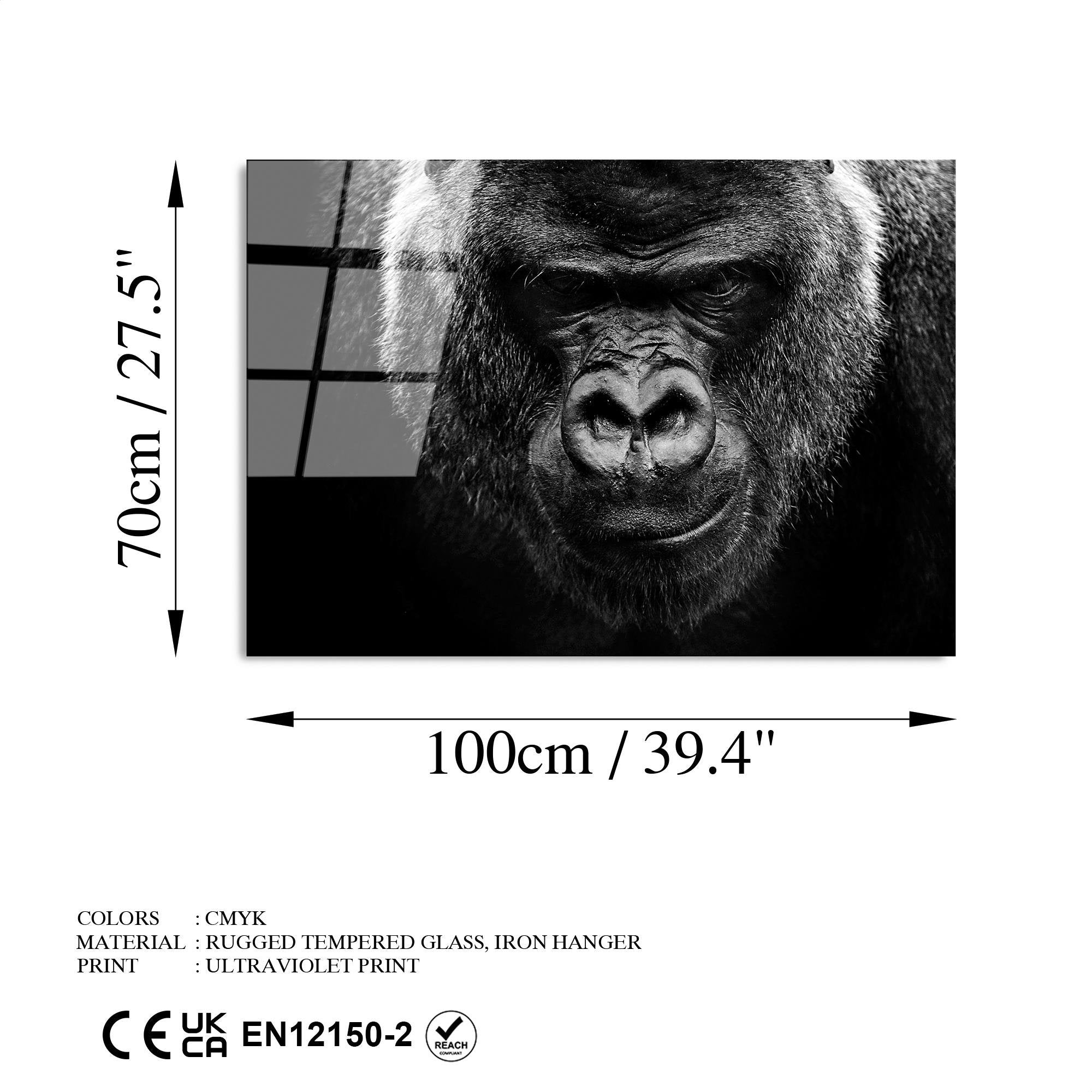 UV-152 Baskılı Cam Dikdörtgen Duvar Tablosu | ByLamp