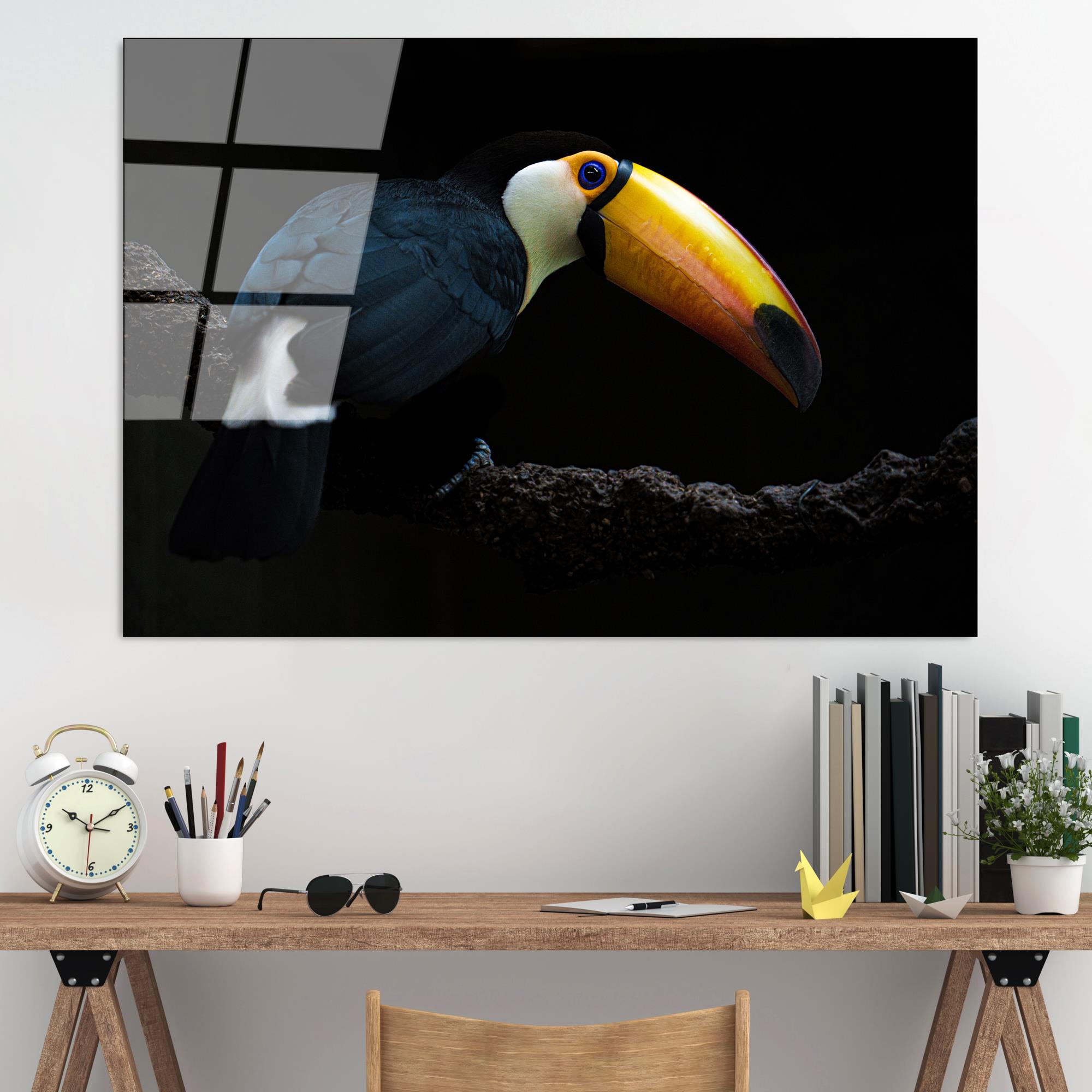 UV-156 Baskılı Cam Dikdörtgen Duvar Tablosu | ByLamp