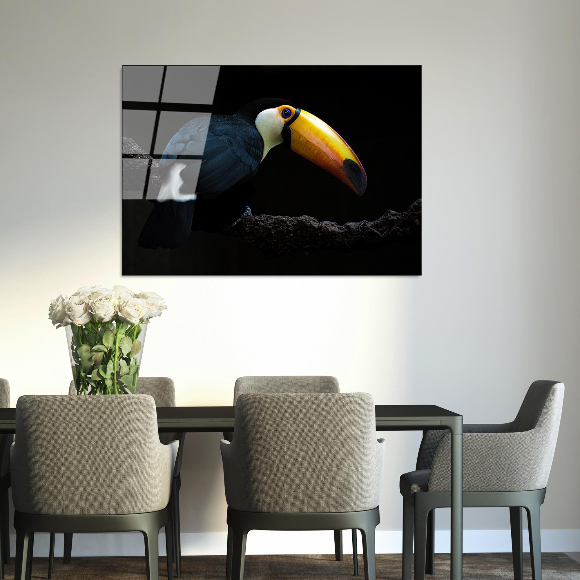 UV-156 Baskılı Cam Dikdörtgen Duvar Tablosu | ByLamp