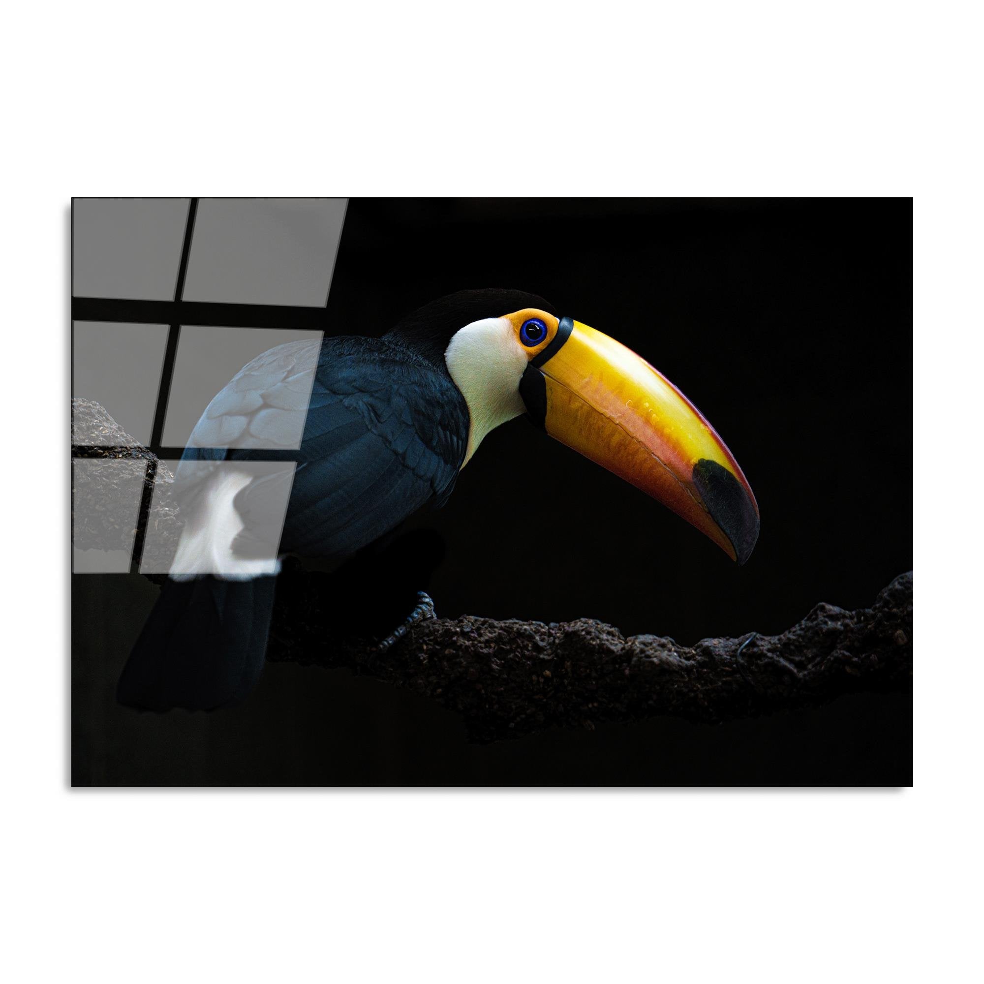 UV-156 Baskılı Cam Dikdörtgen Duvar Tablosu | ByLamp