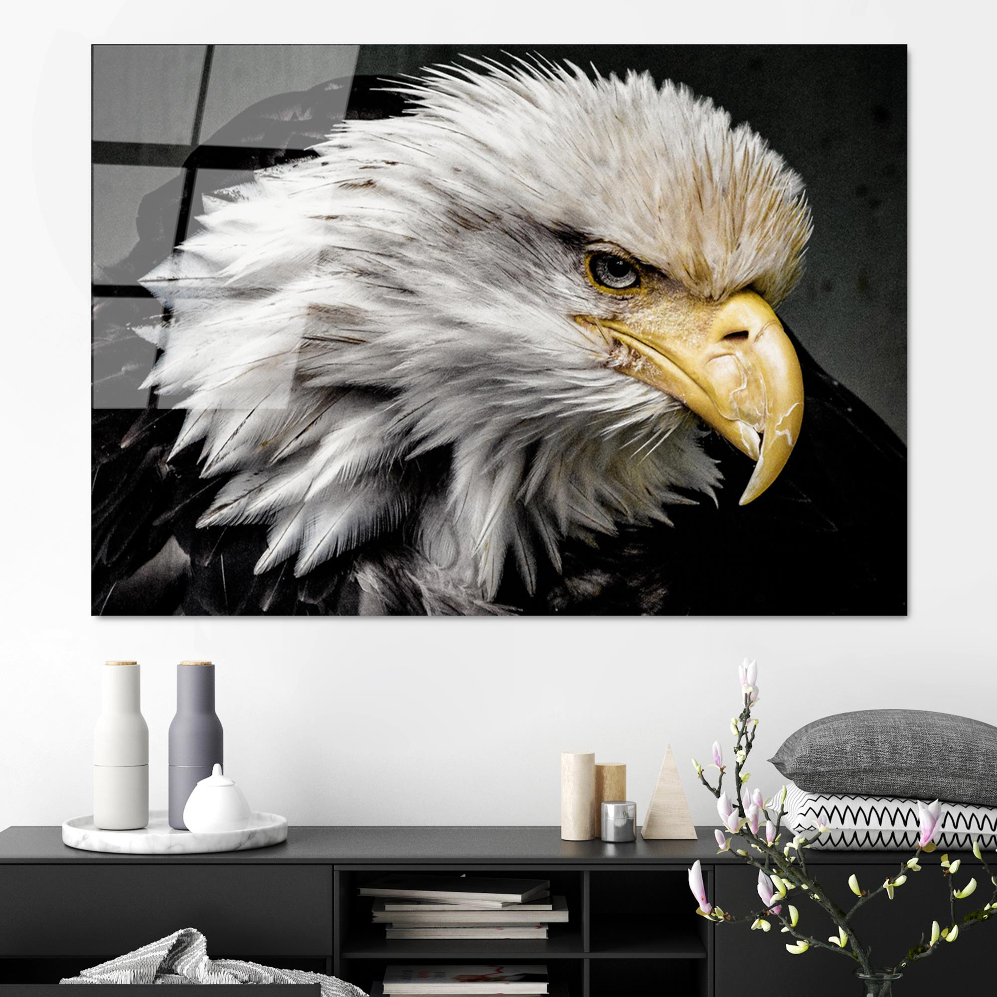 UV-162 Baskılı Cam Dikdörtgen Duvar Tablosu | ByLamp