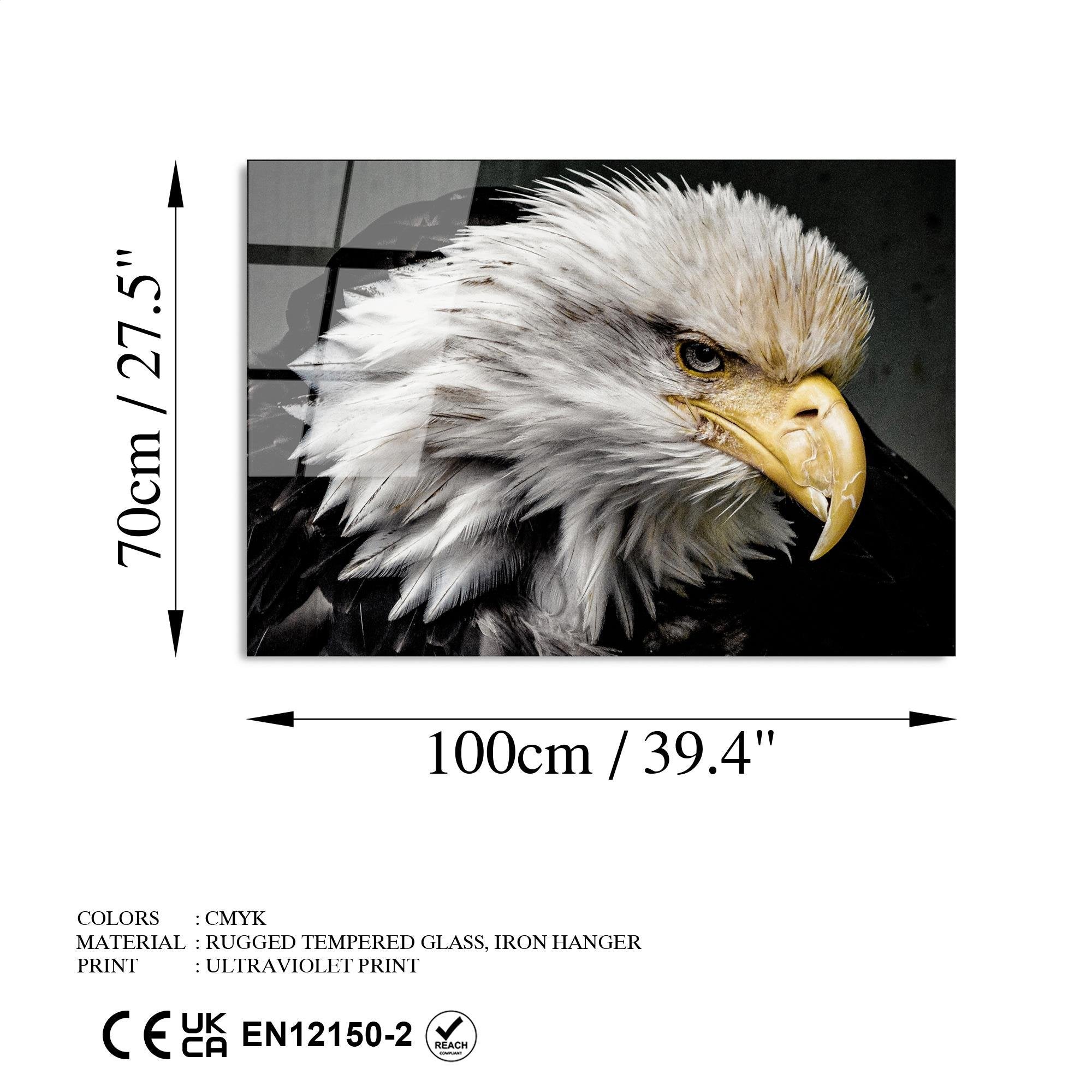 UV-162 Baskılı Cam Dikdörtgen Duvar Tablosu | ByLamp