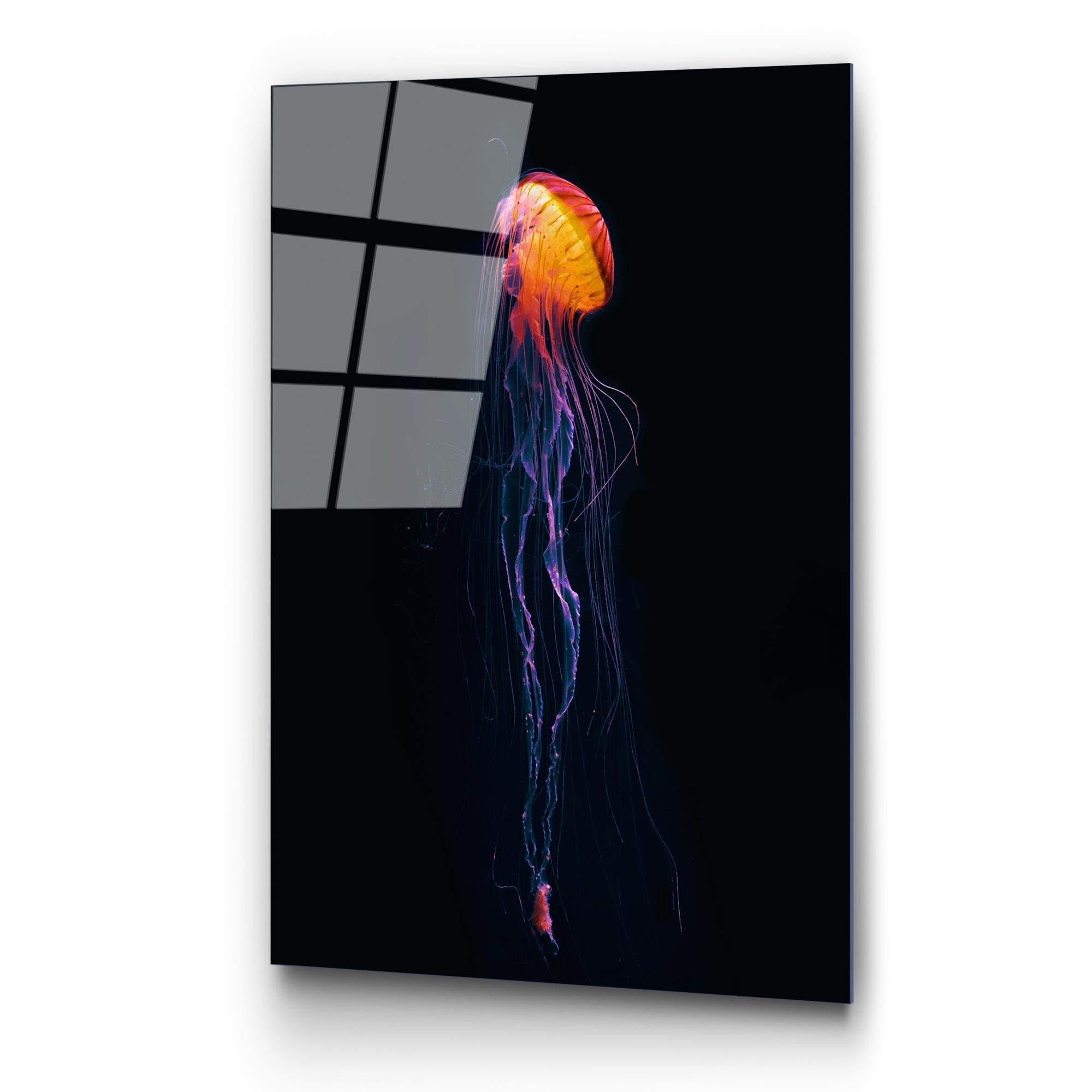 UV-163 Baskılı Cam Dikdörtgen Duvar Tablosu | ByLamp