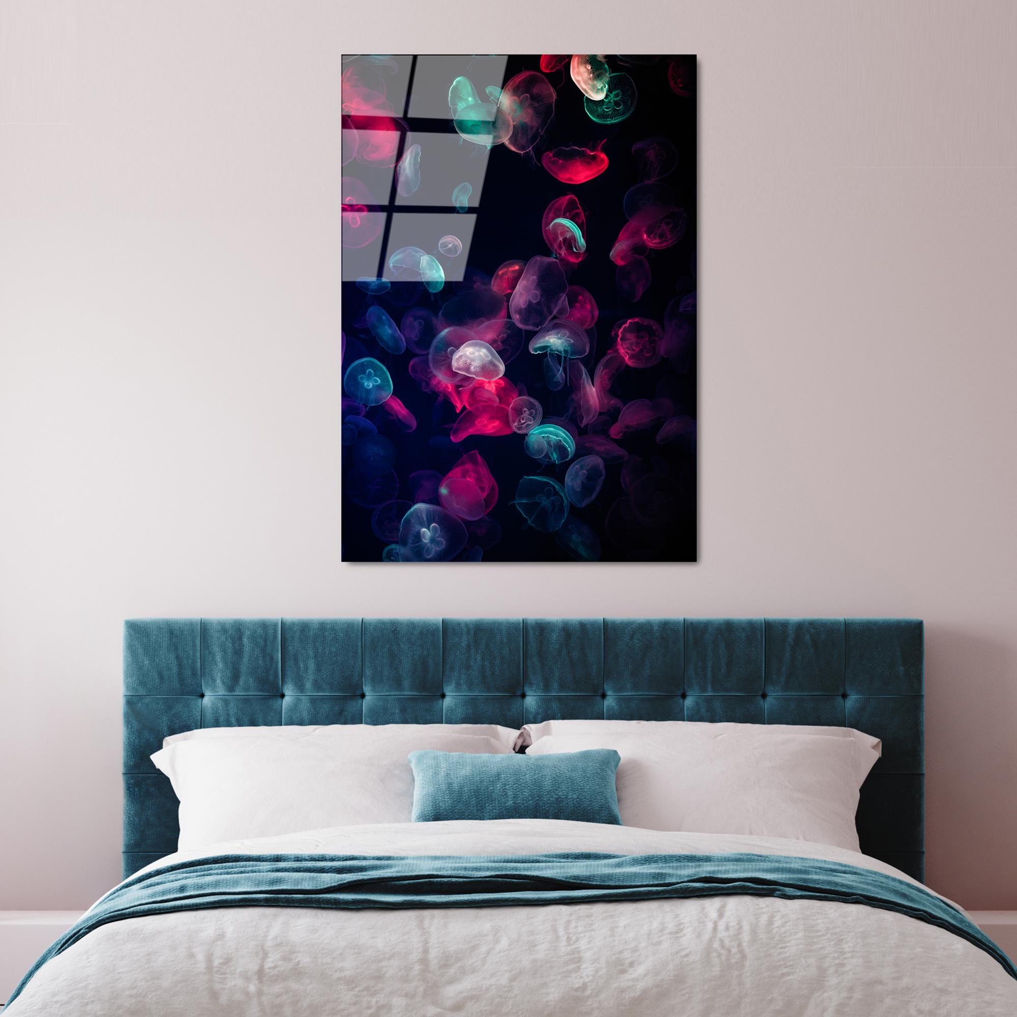 UV-164 Baskılı Cam Dikdörtgen Duvar Tablosu | ByLamp