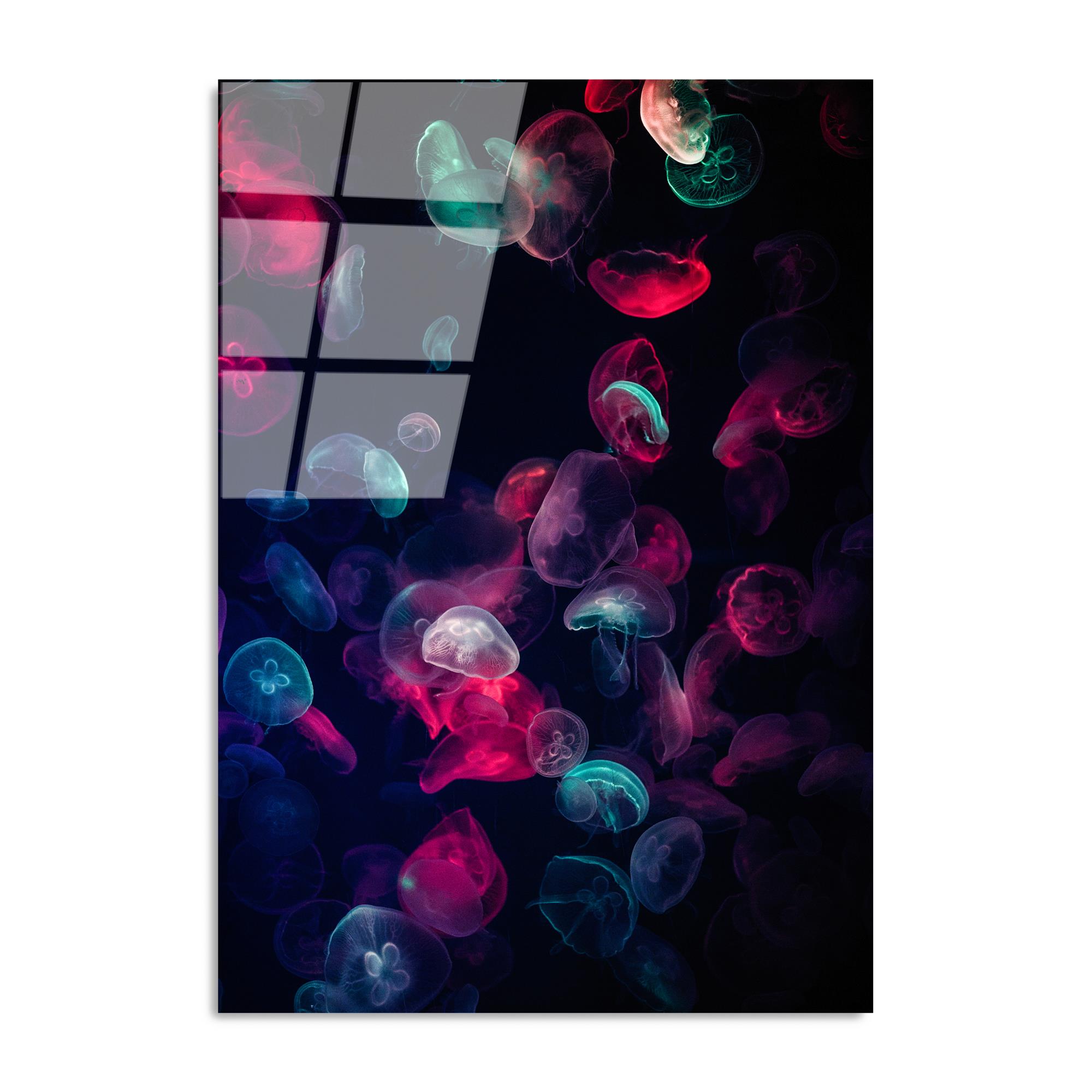 UV-164 Baskılı Cam Dikdörtgen Duvar Tablosu | ByLamp