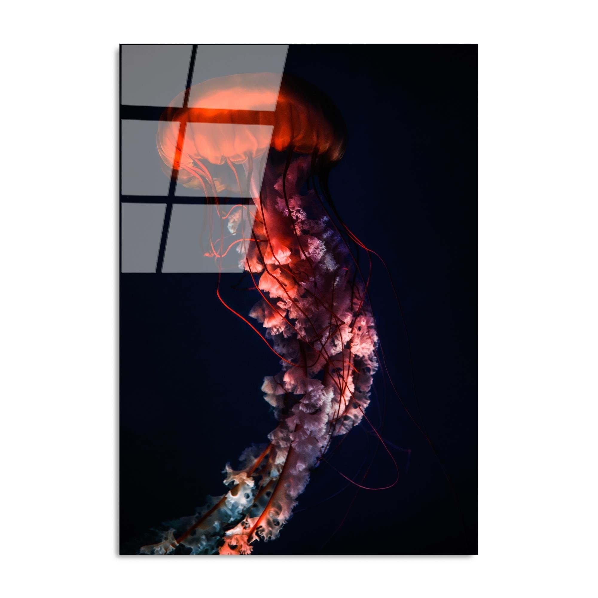 UV-165 Baskılı Cam Dikdörtgen Duvar Tablosu | ByLamp