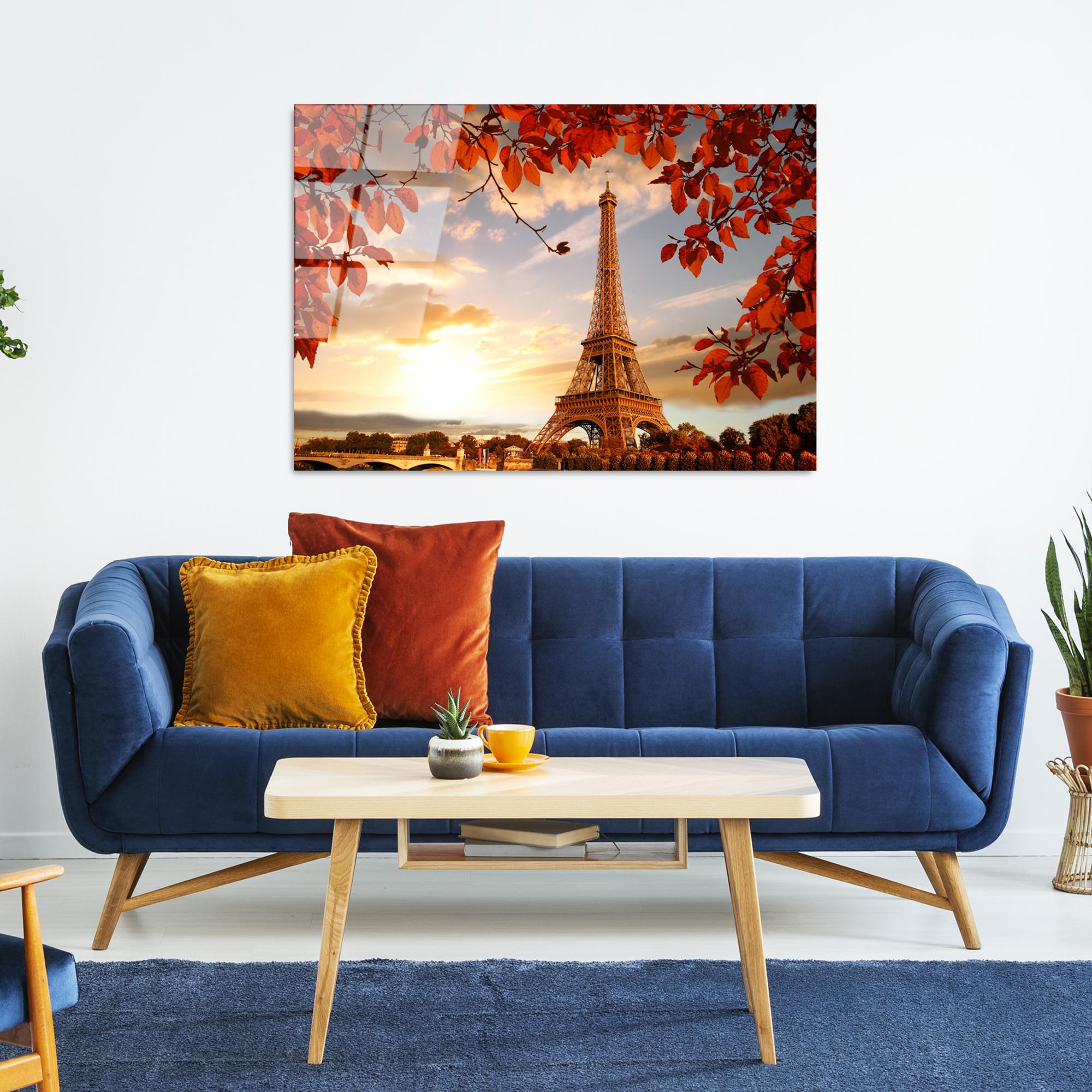 UV-168 Baskılı Cam Dikdörtgen Duvar Tablosu | ByLamp