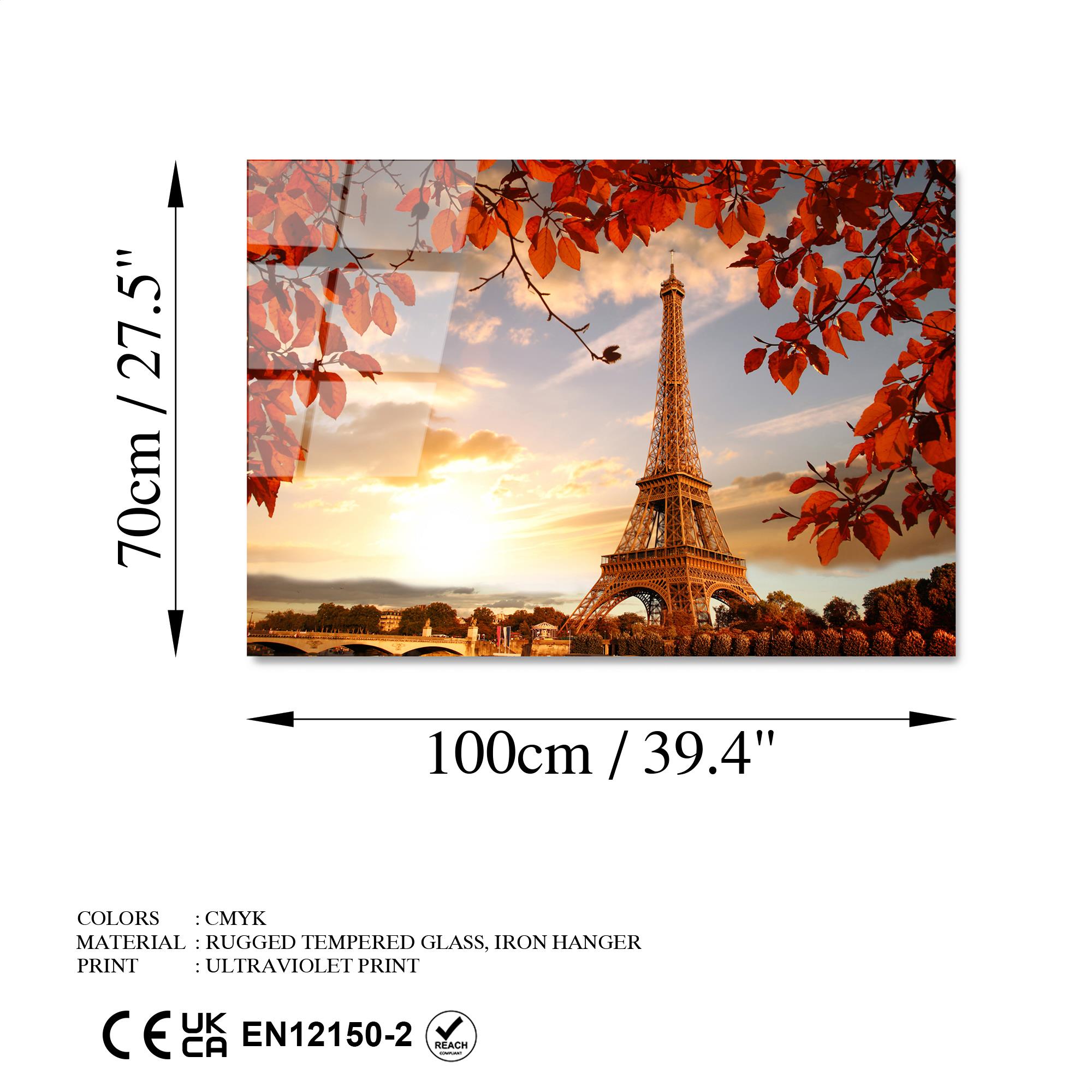 UV-168 Baskılı Cam Dikdörtgen Duvar Tablosu | ByLamp