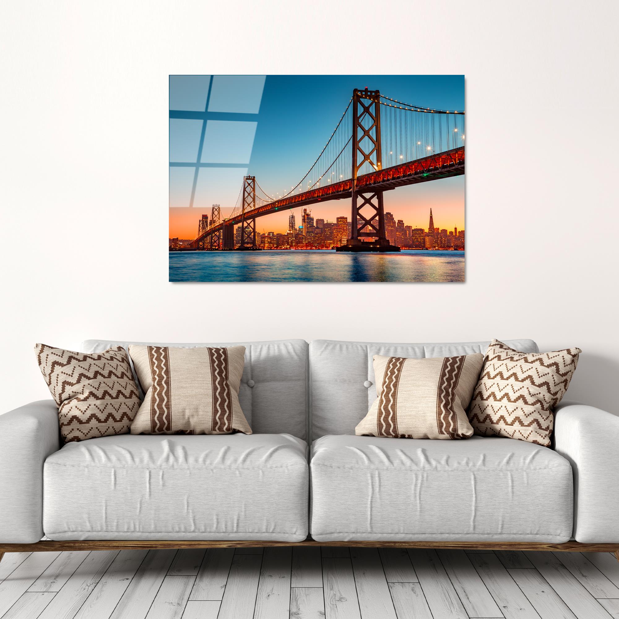 UV-170 Baskılı Cam Dikdörtgen Duvar Tablosu | ByLamp