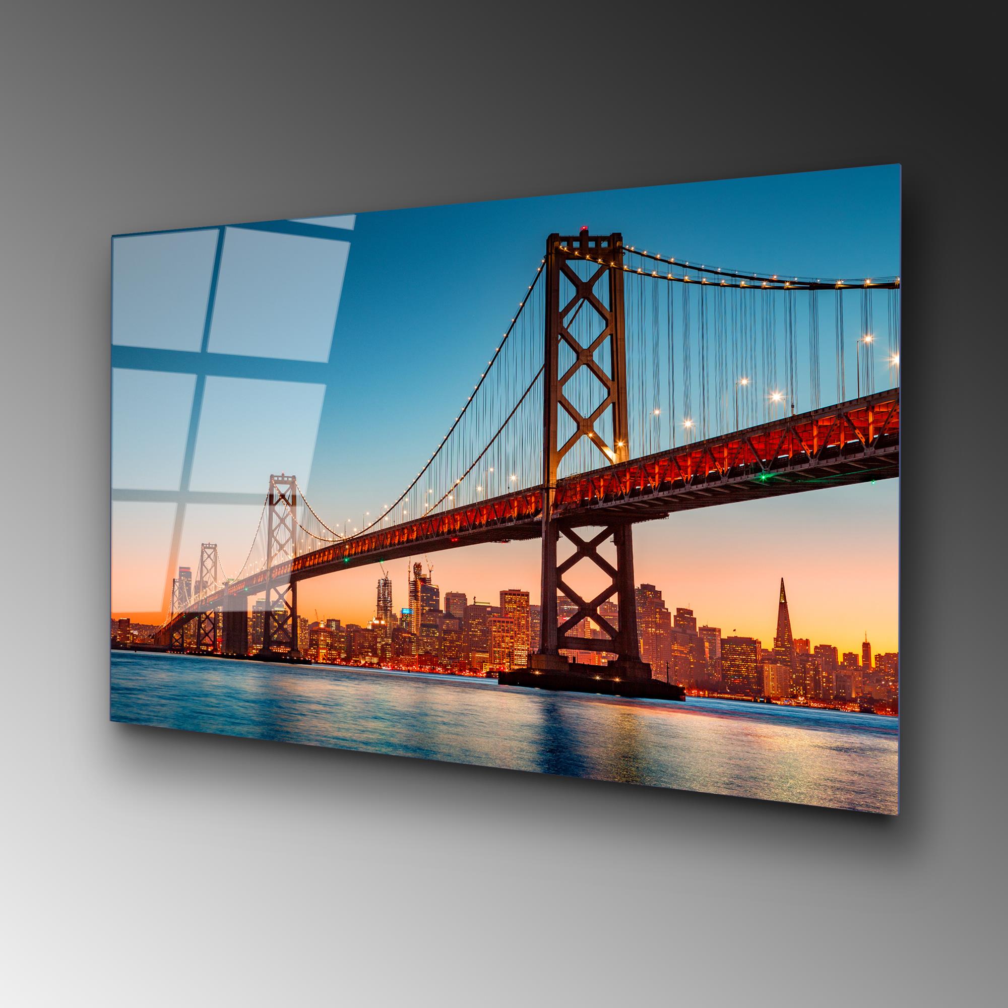 UV-170 Baskılı Cam Dikdörtgen Duvar Tablosu | ByLamp