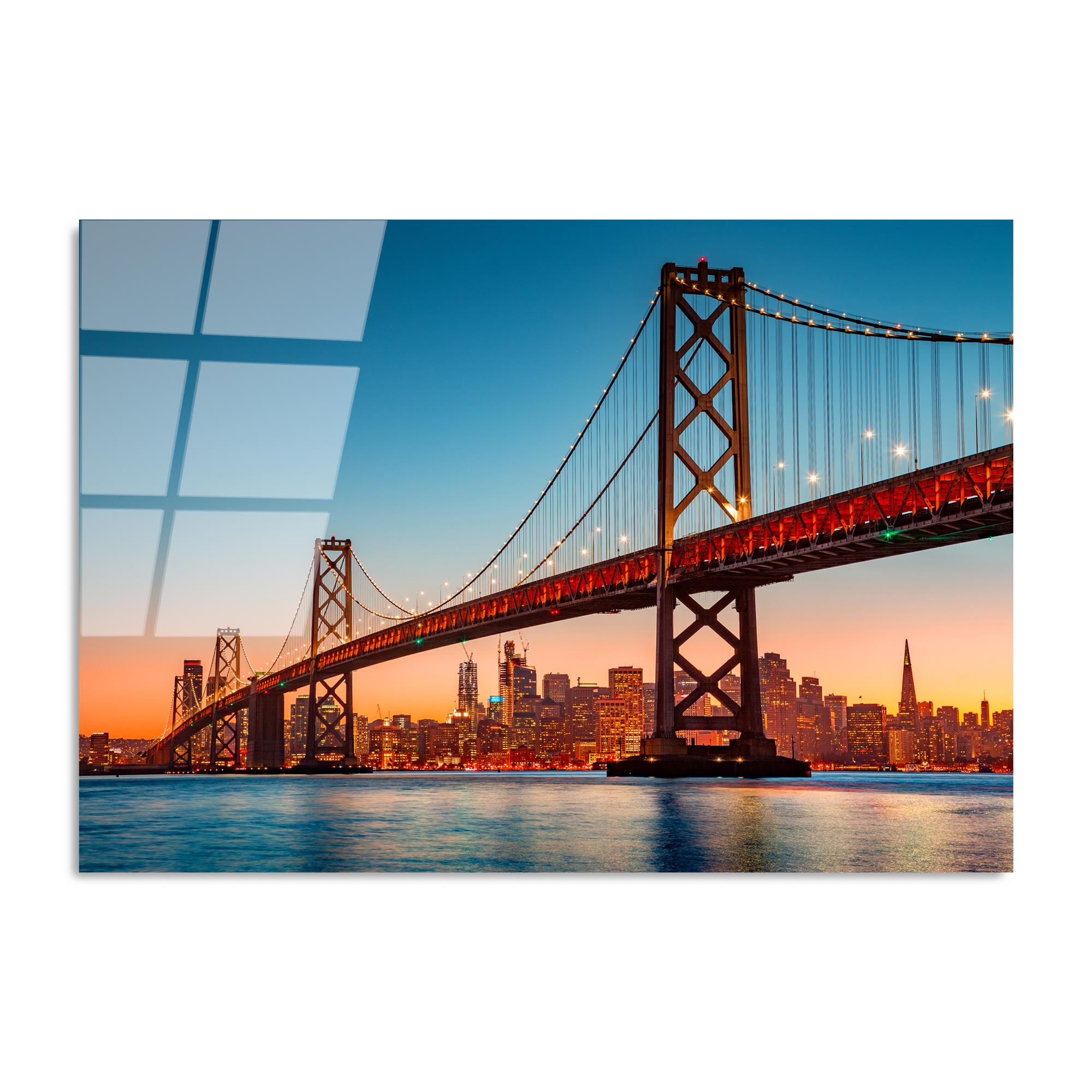 UV-170 Baskılı Cam Dikdörtgen Duvar Tablosu | ByLamp