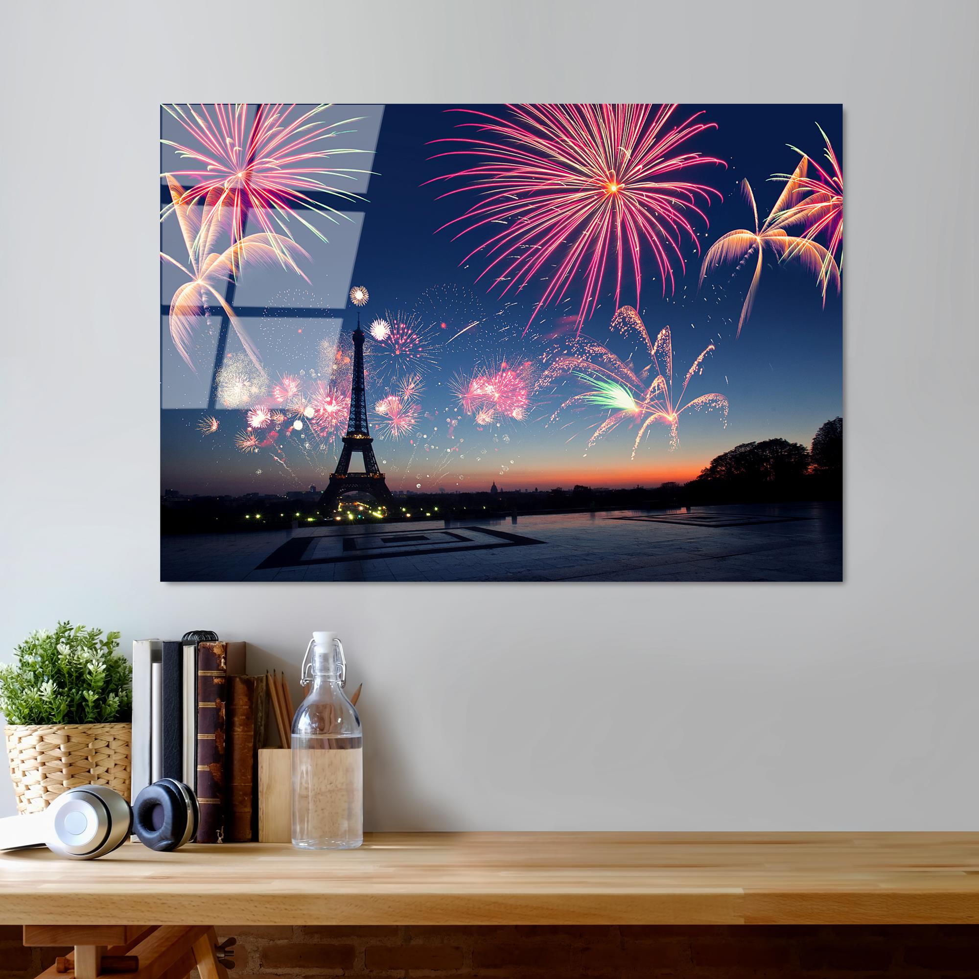 UV-175 Baskılı Cam Dikdörtgen Duvar Tablosu | ByLamp