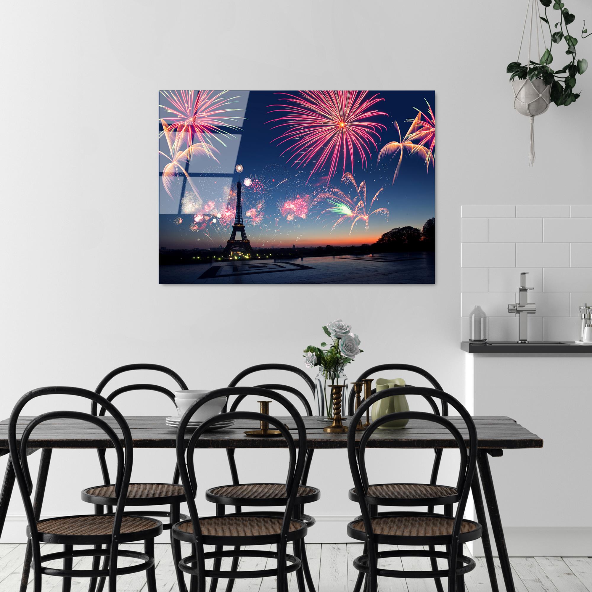 UV-175 Baskılı Cam Dikdörtgen Duvar Tablosu | ByLamp