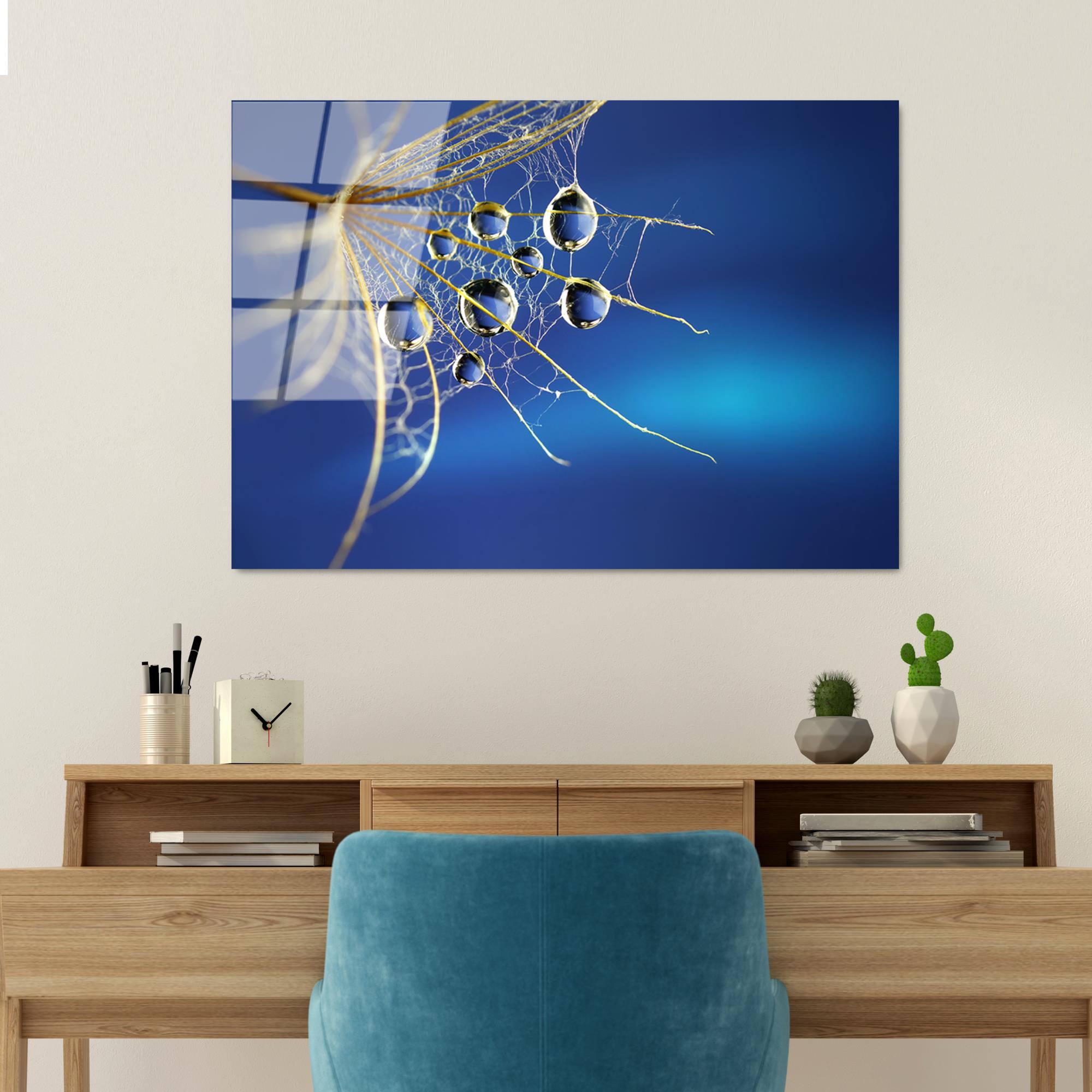 UV-176 Baskılı Cam Dikdörtgen Duvar Tablosu | ByLamp