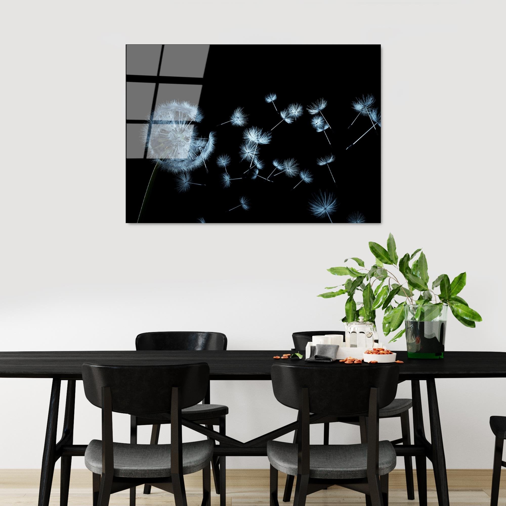 UV-177 Baskılı Cam Dikdörtgen Duvar Tablosu | ByLamp