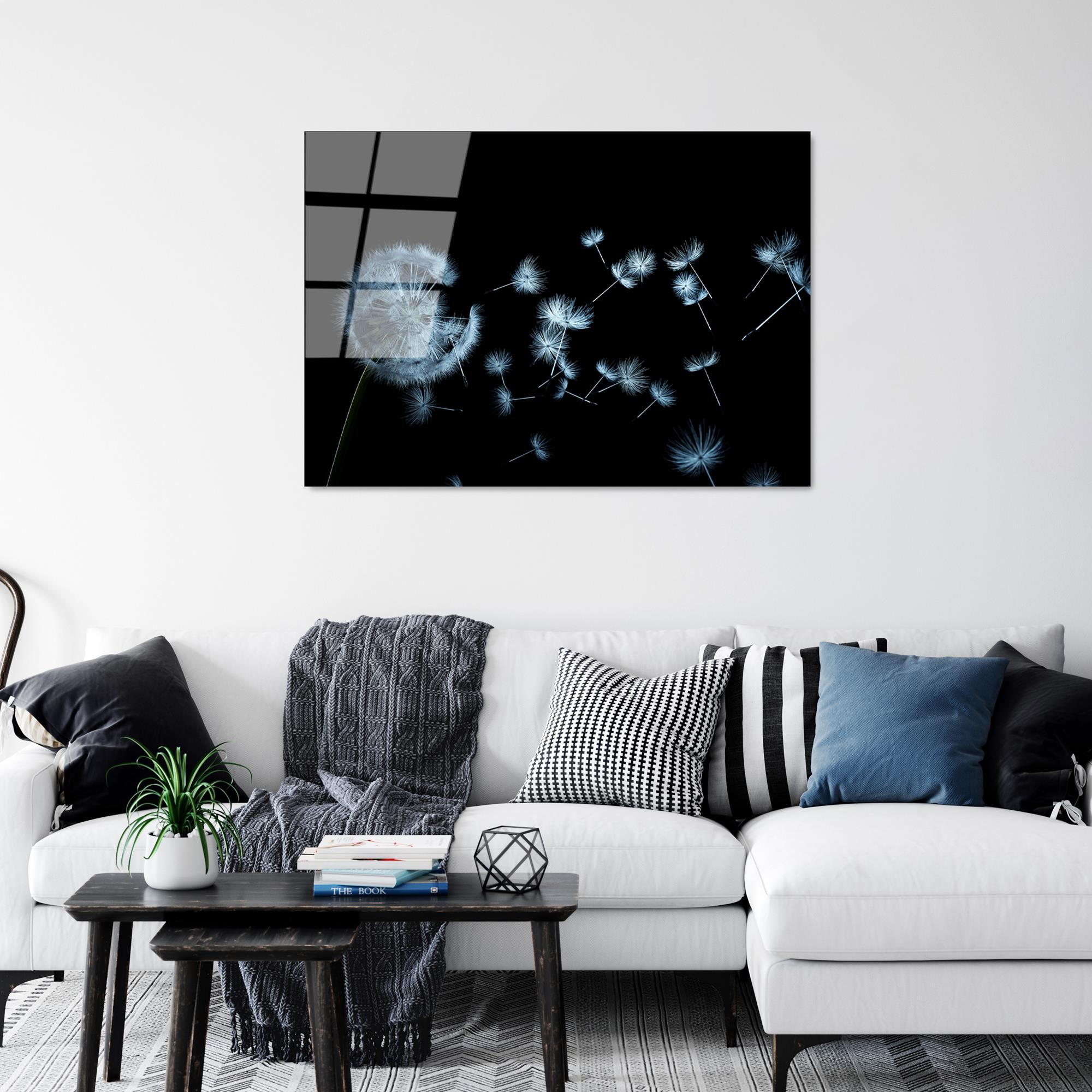 UV-177 Baskılı Cam Dikdörtgen Duvar Tablosu | ByLamp