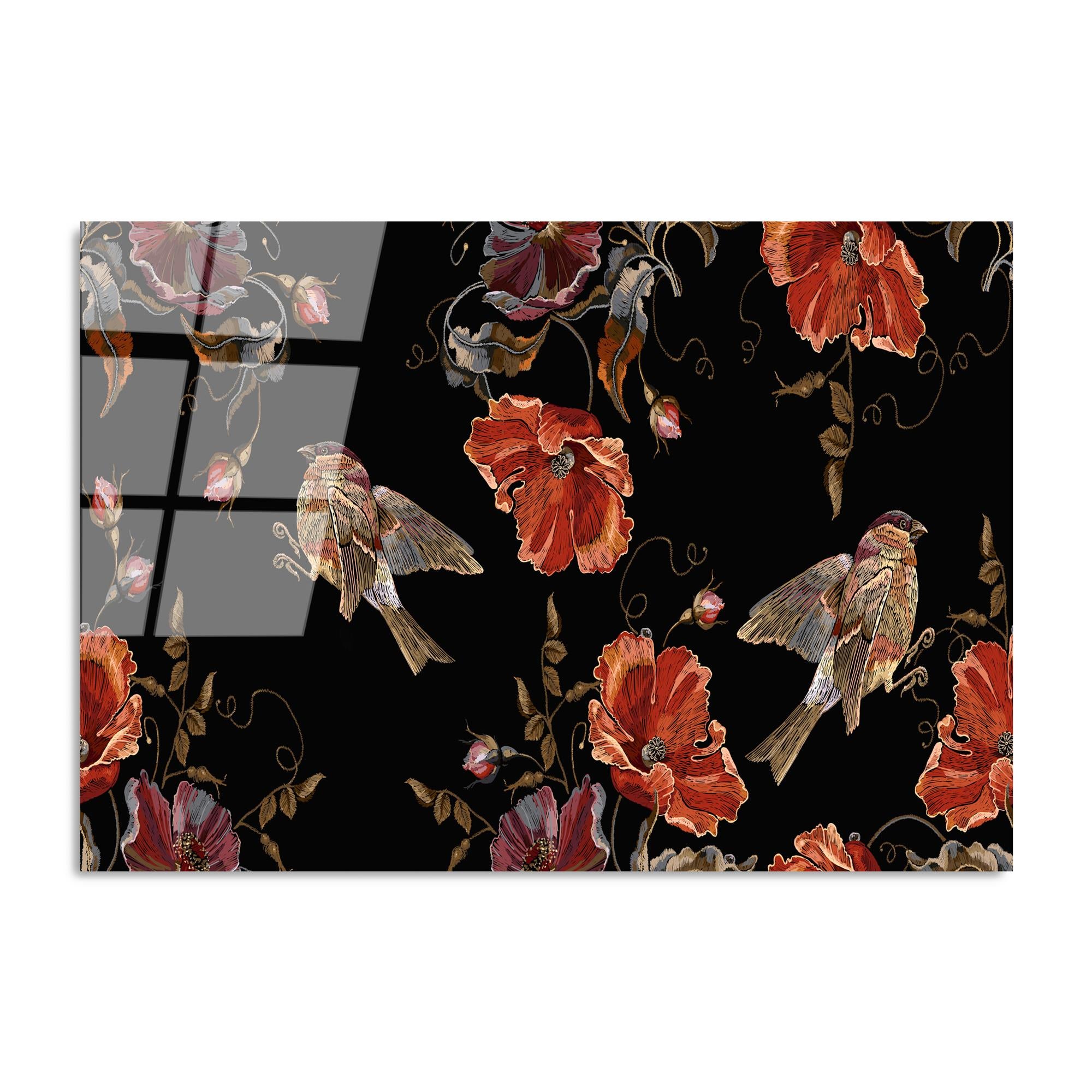 UV-178 Baskılı Cam Dikdörtgen Duvar Tablosu | ByLamp