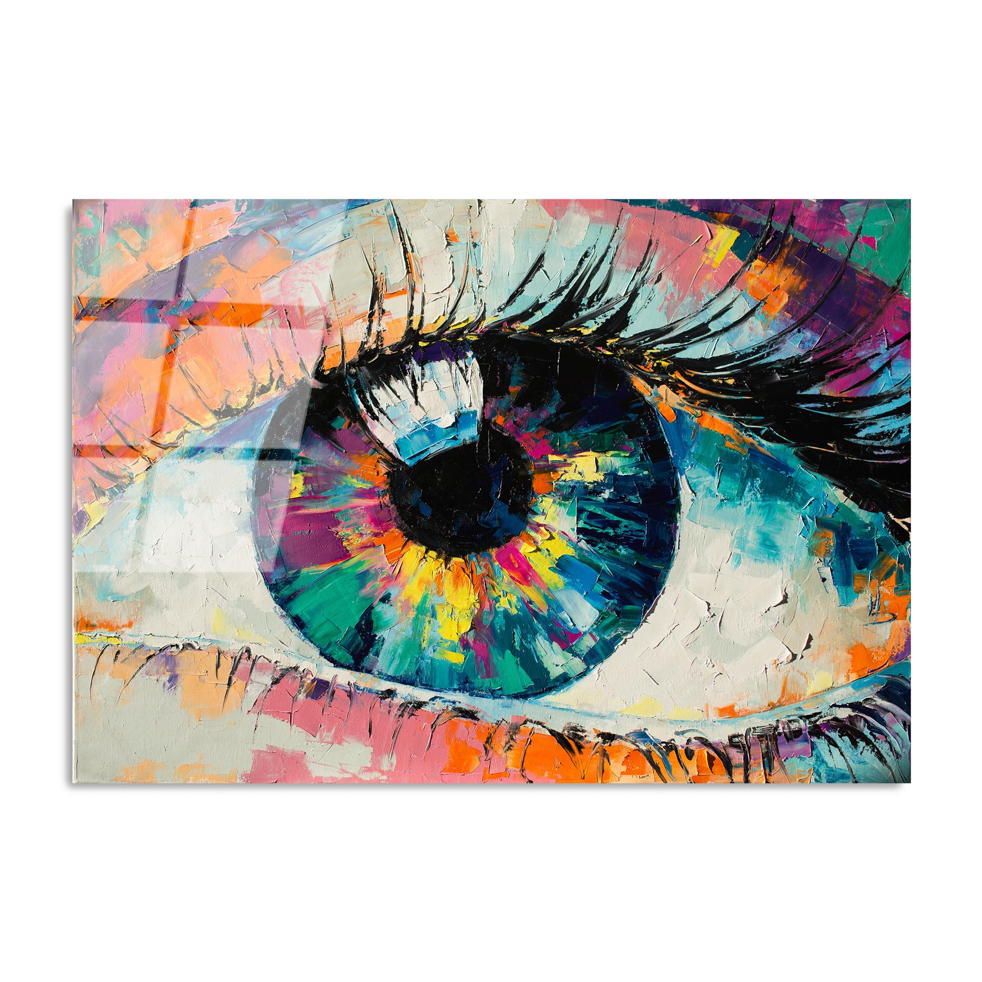 UV-179 Baskılı Cam Dikdörtgen Duvar Tablosu | ByLamp