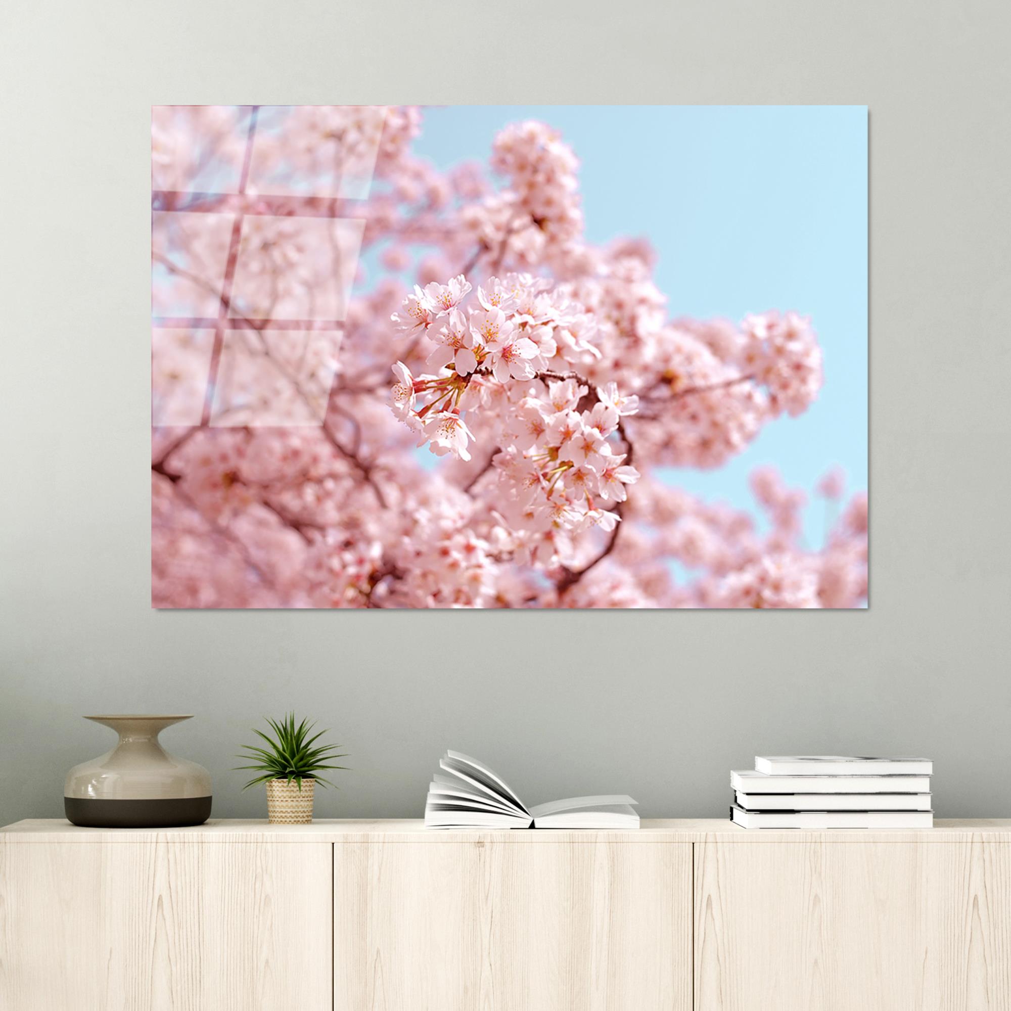 UV-183 Baskılı Cam Dikdörtgen Duvar Tablosu | ByLamp