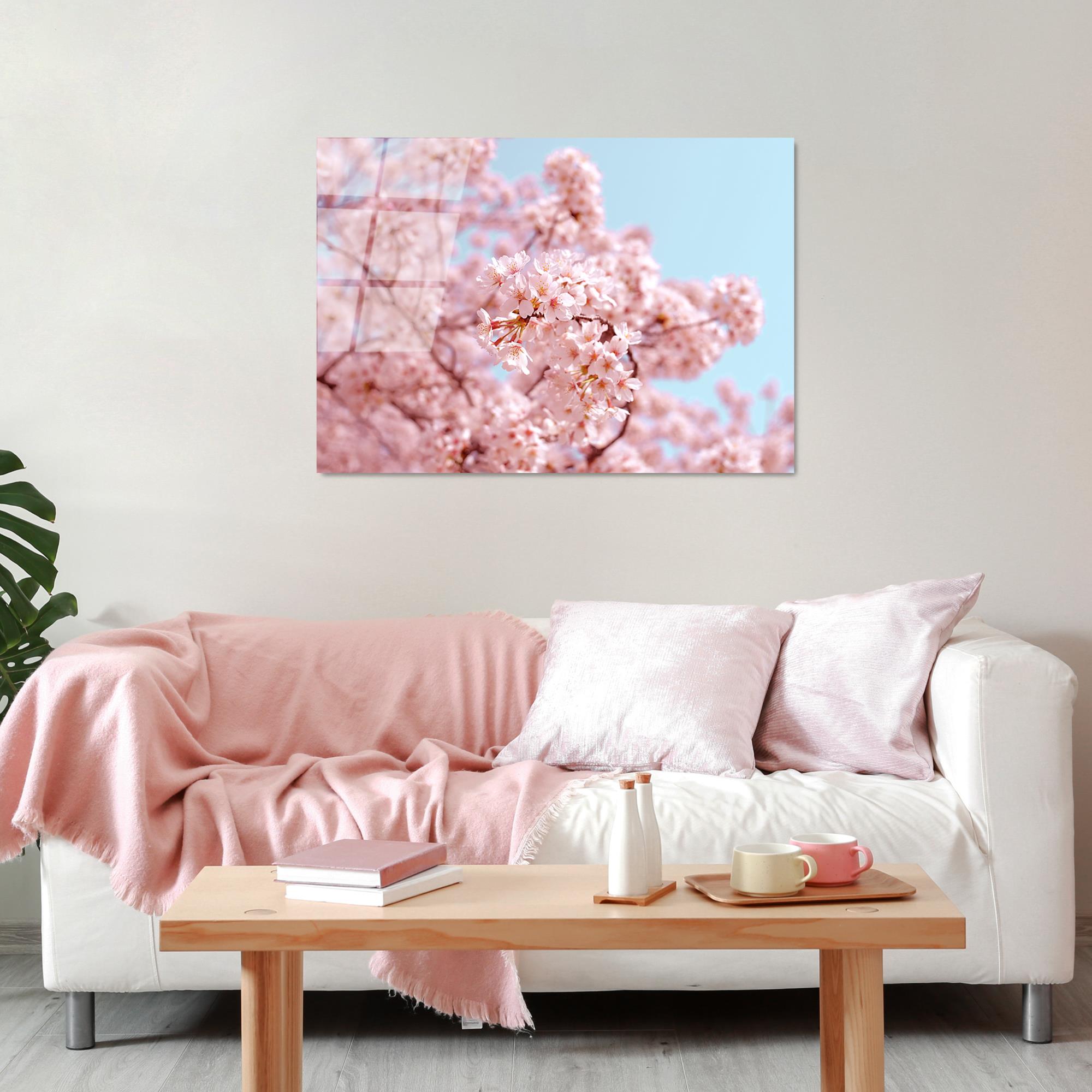 UV-183 Baskılı Cam Dikdörtgen Duvar Tablosu | ByLamp