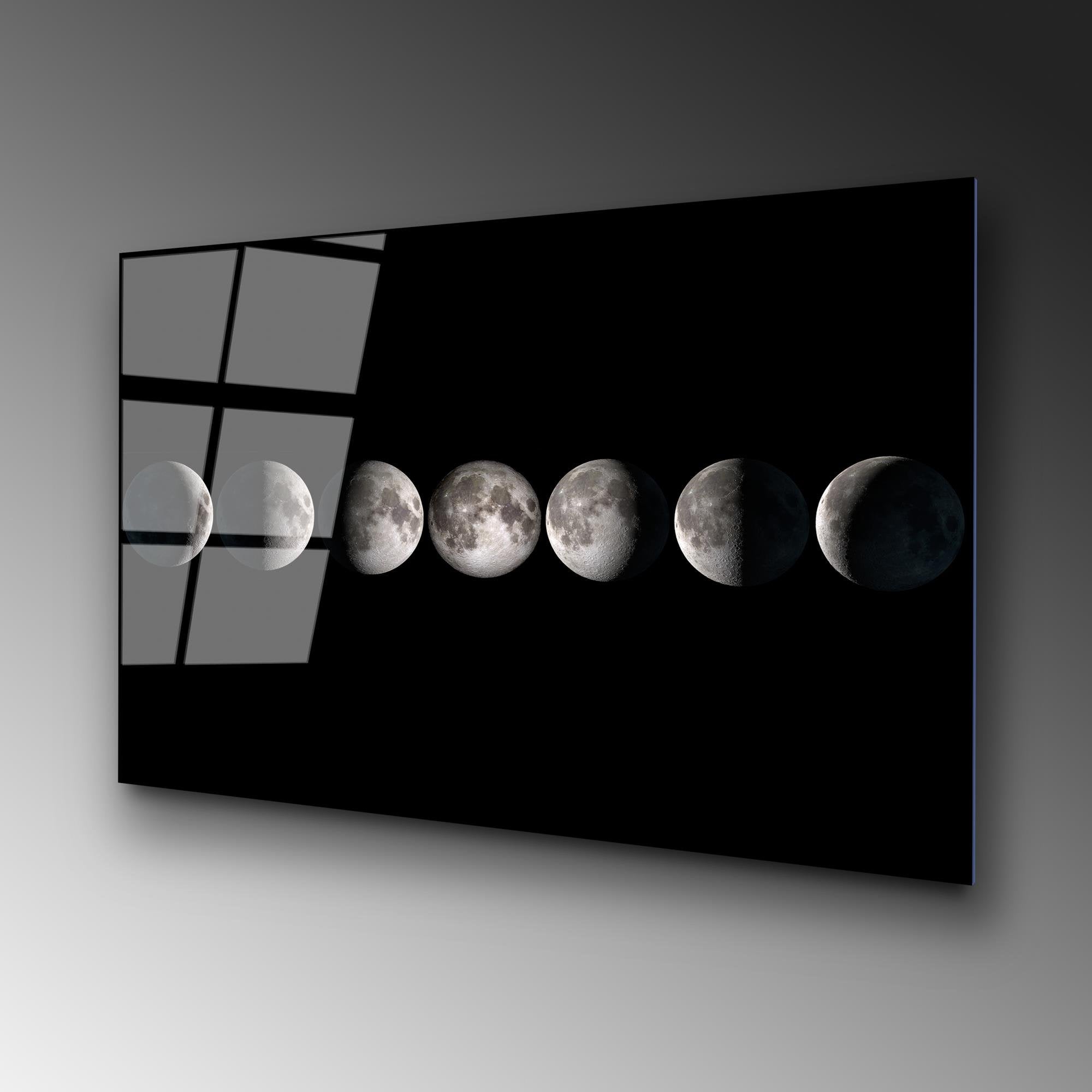 UV-187 Baskılı Cam Dikdörtgen Duvar Tablosu | ByLamp