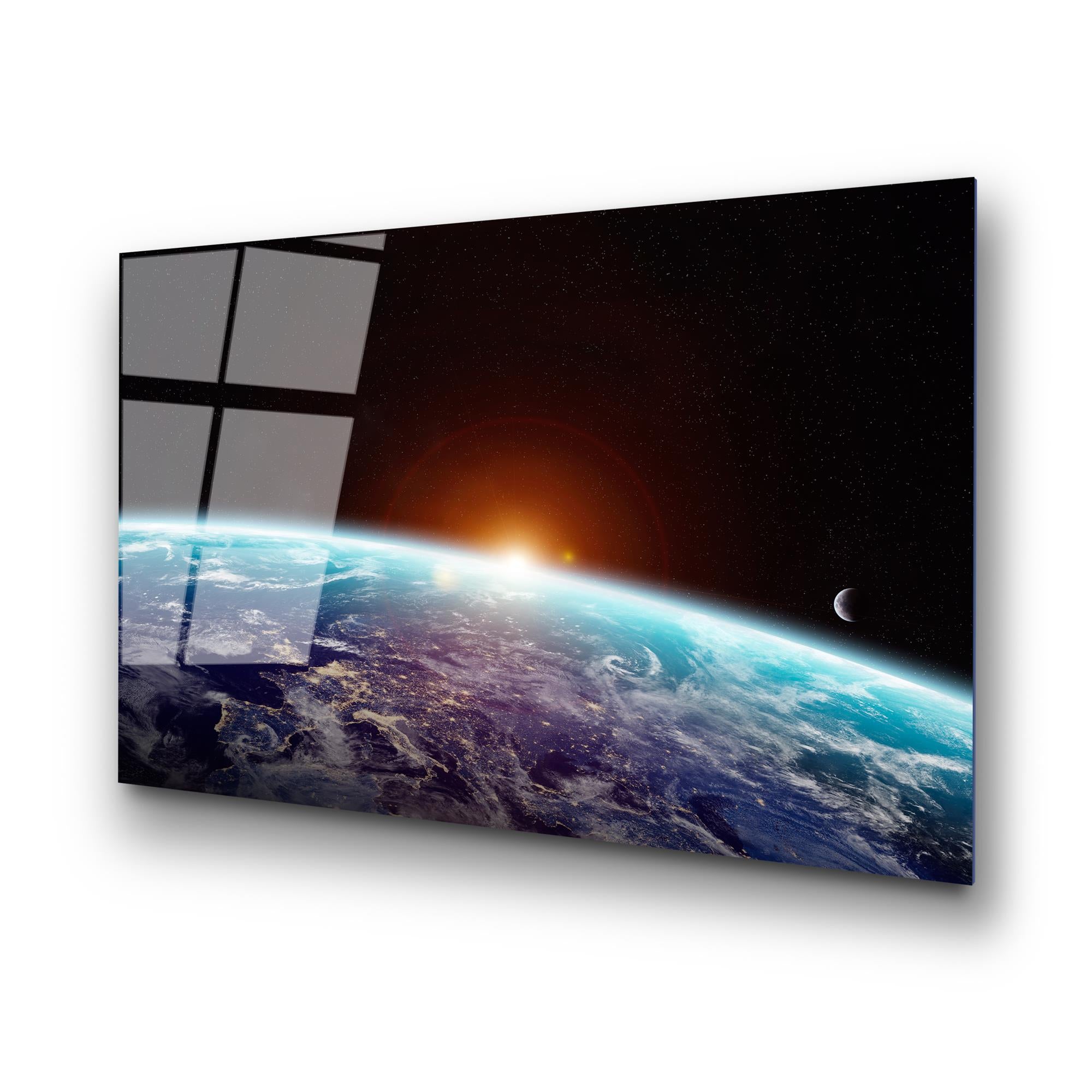 UV-188 Baskılı Cam Dikdörtgen Duvar Tablosu | ByLamp