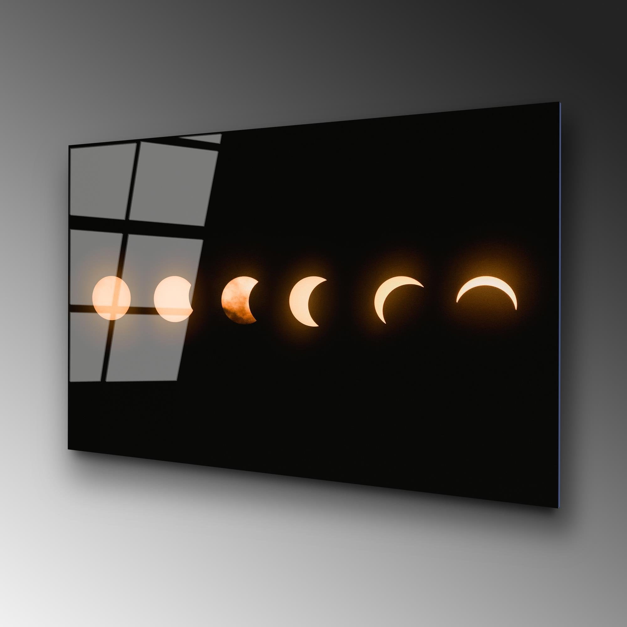 UV-189 Baskılı Cam Dikdörtgen Duvar Tablosu | ByLamp