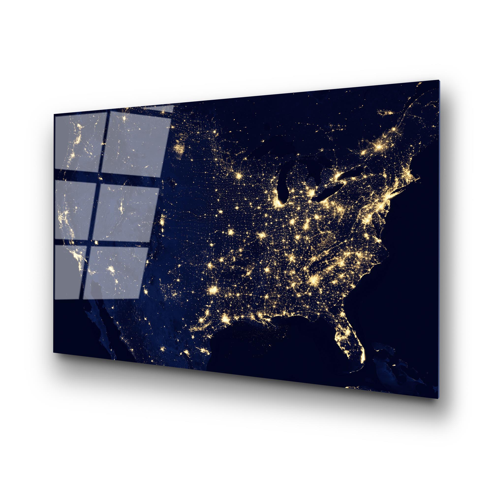 UV-190 Baskılı Cam Dikdörtgen Duvar Tablosu | ByLamp