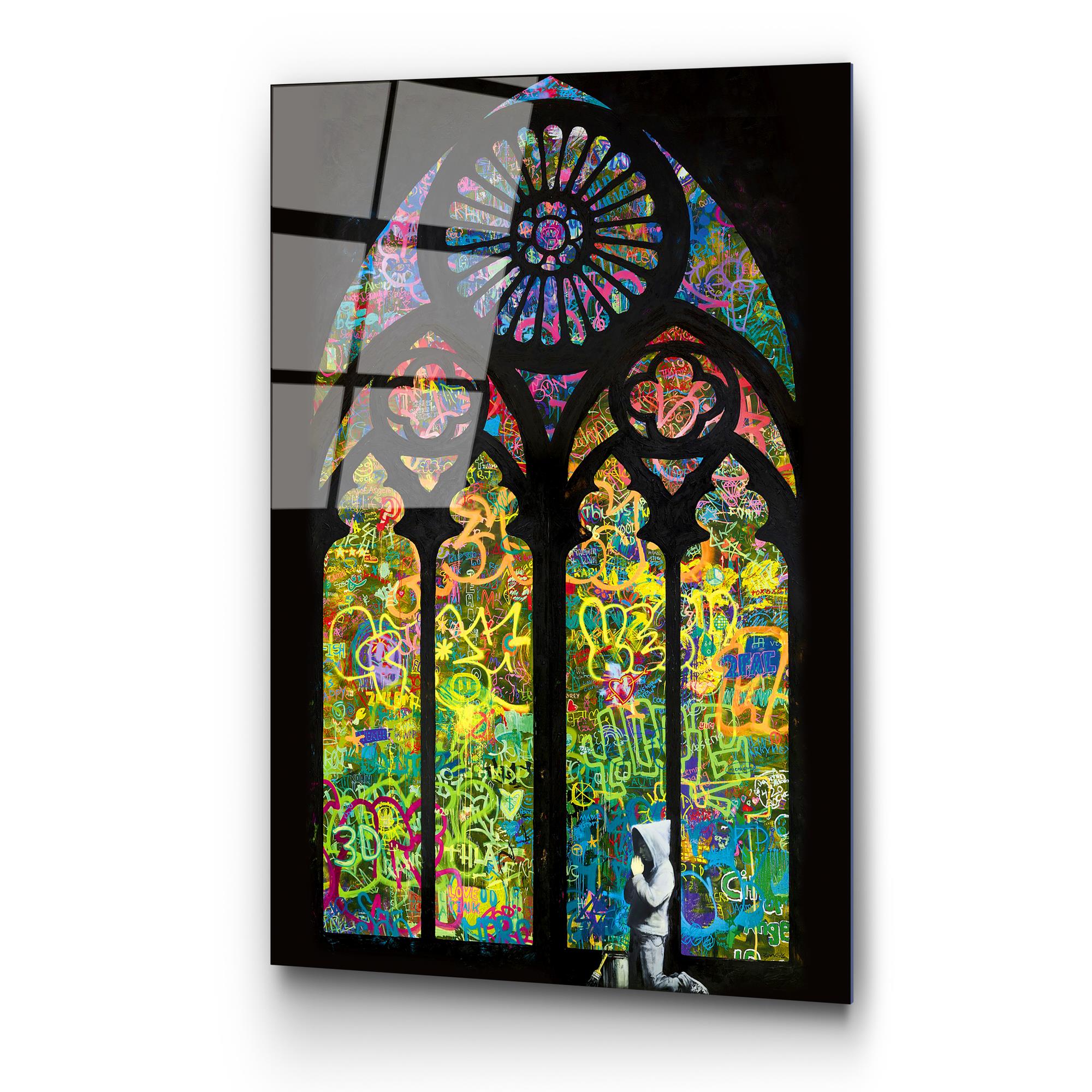 UV-191 Baskılı Cam Dikdörtgen Duvar Tablosu | ByLamp