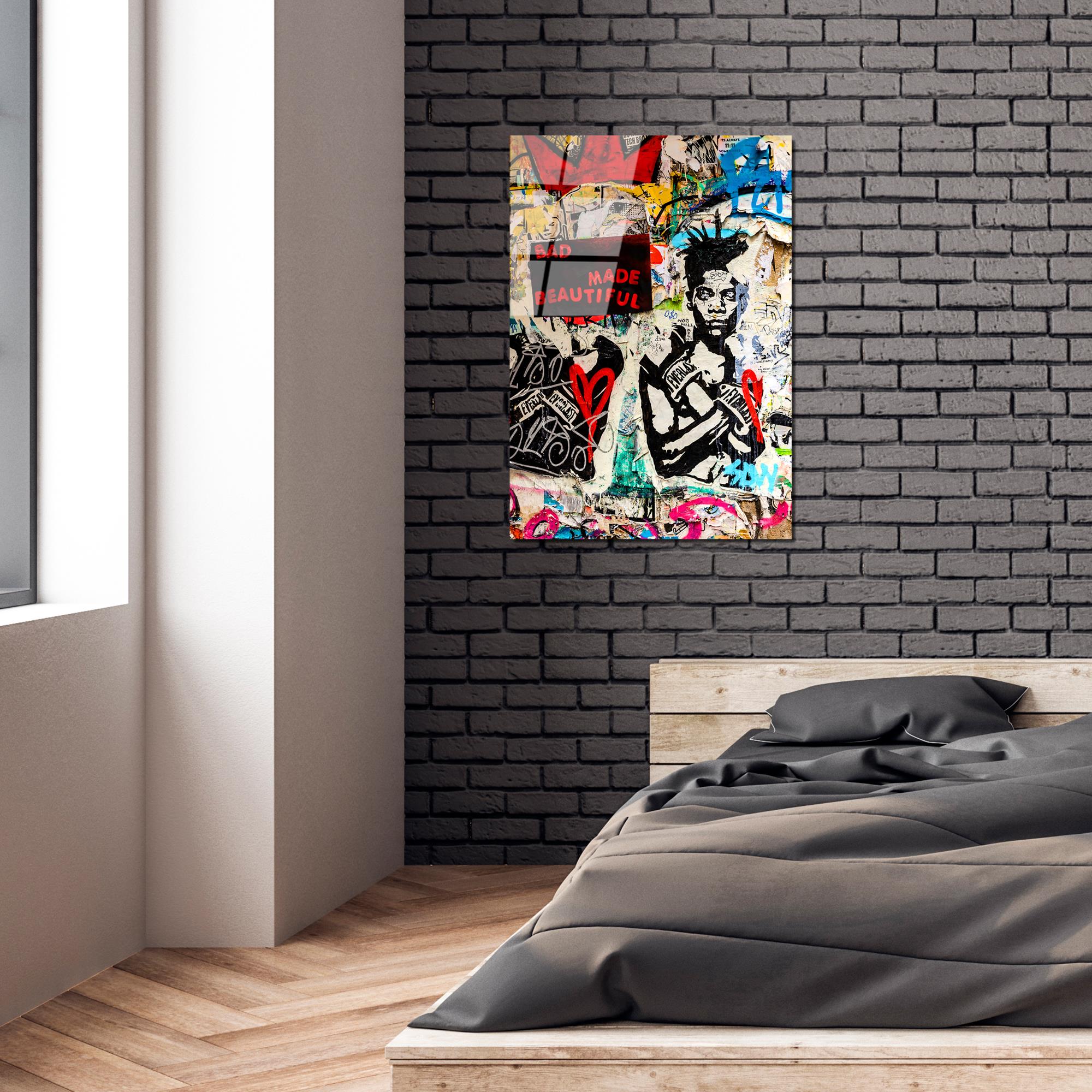 UV-195 Baskılı Cam Dikdörtgen Duvar Tablosu | ByLamp