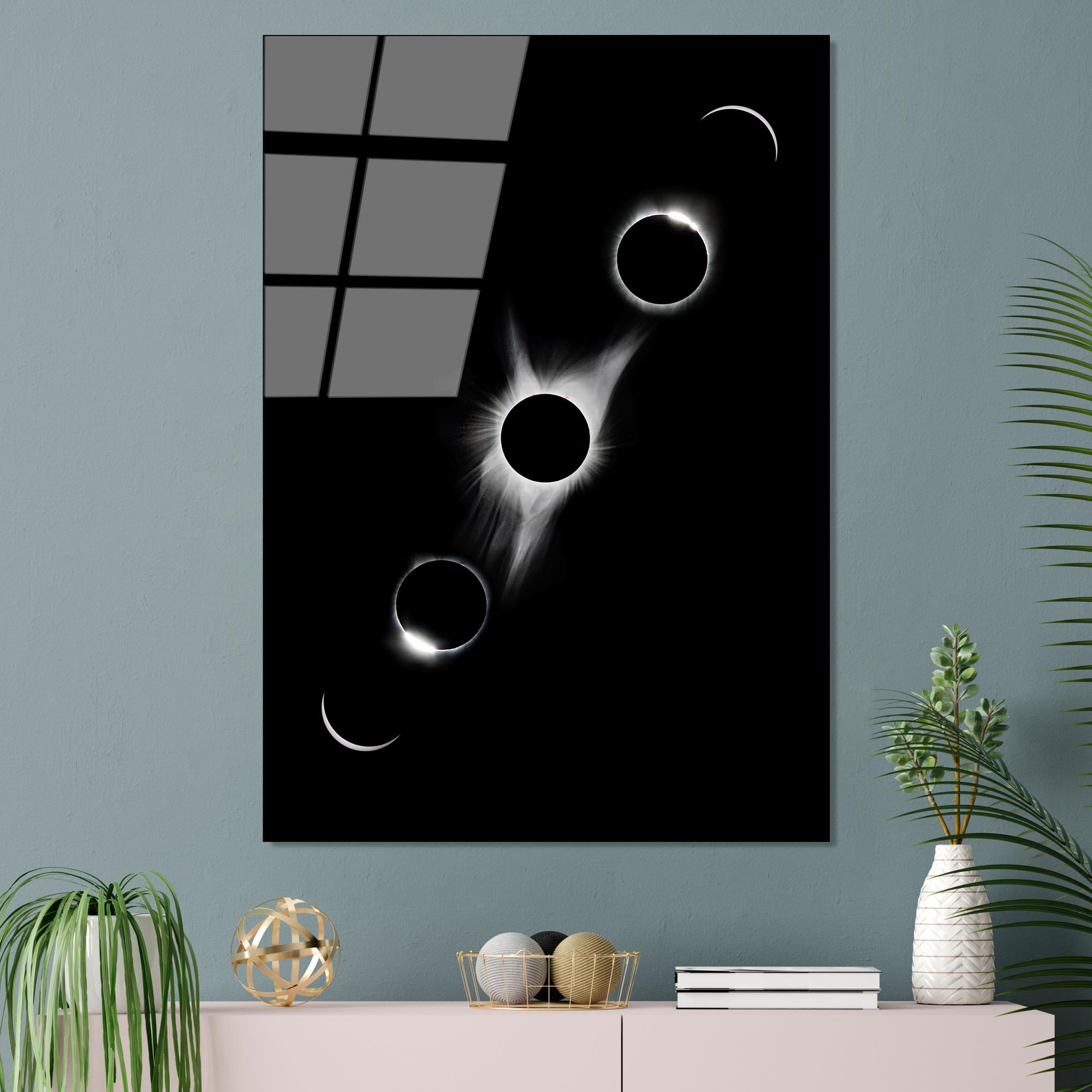 UV-197 Baskılı Cam Dikdörtgen Duvar Tablosu | ByLamp