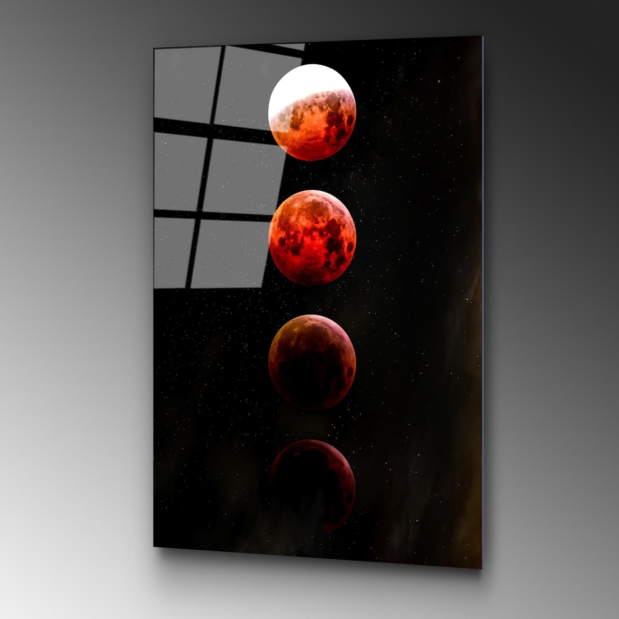 UV-201 Baskılı Cam Dikdörtgen Duvar Tablosu | ByLamp