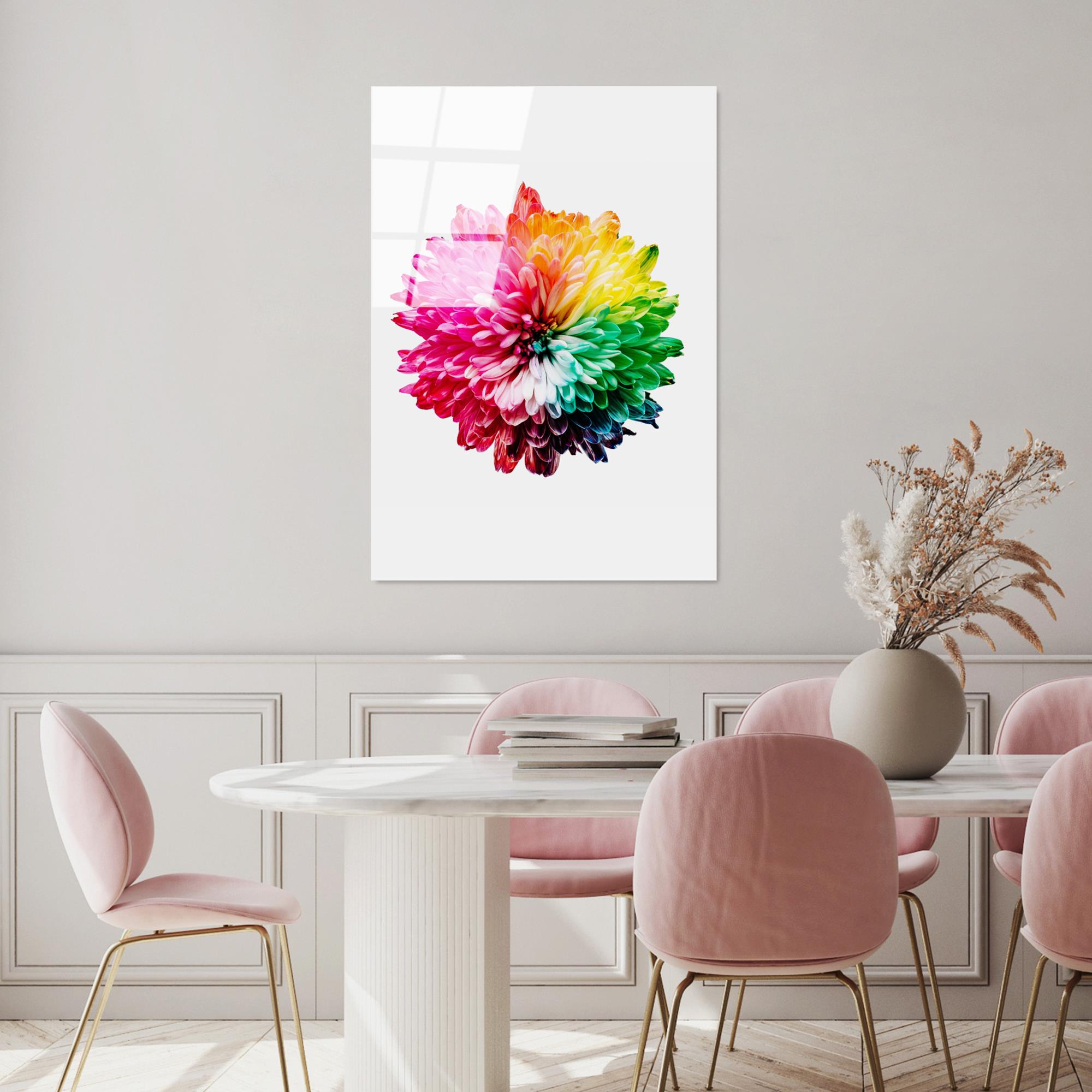 UV-202 Baskılı Cam Dikdörtgen Duvar Tablosu | ByLamp