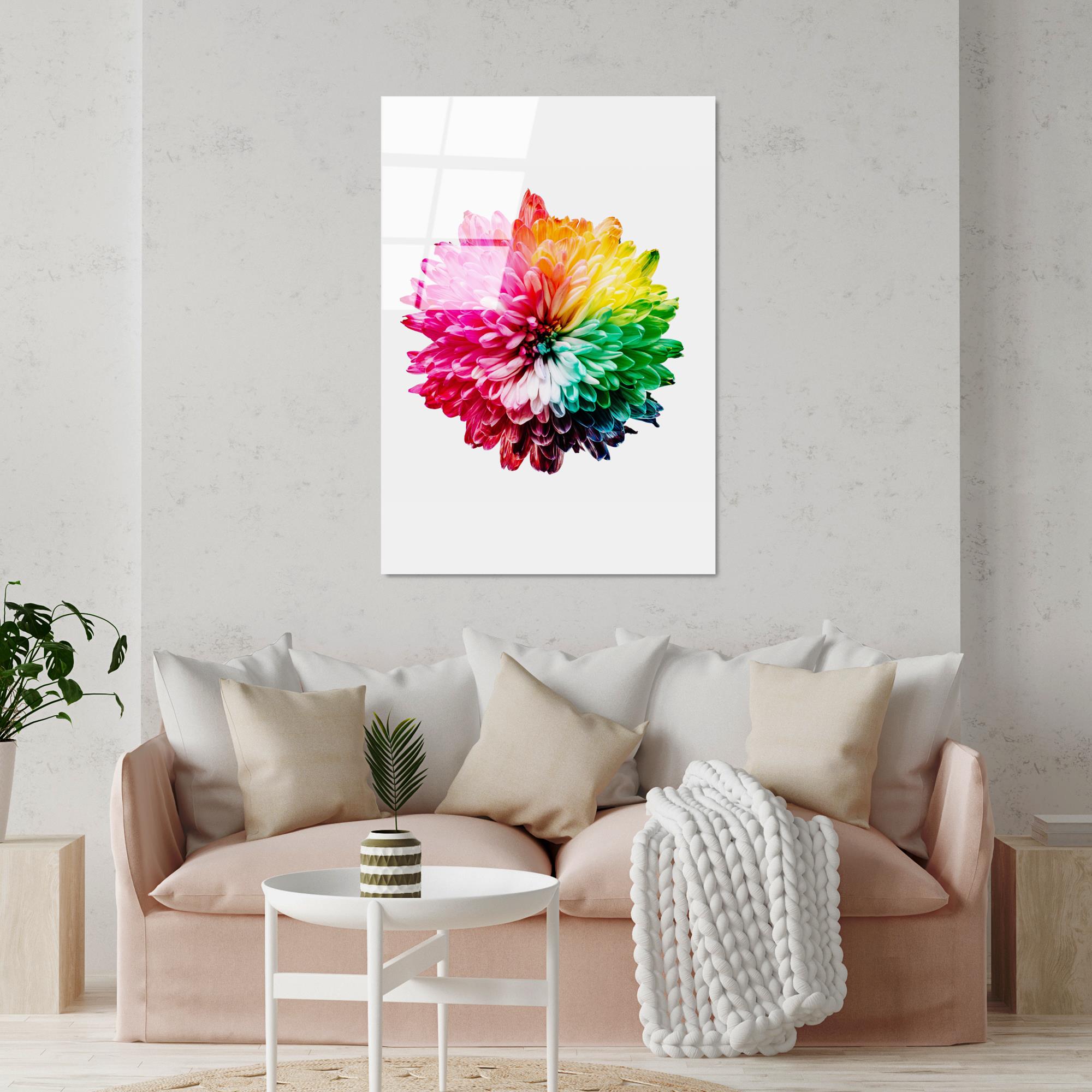 UV-202 Baskılı Cam Dikdörtgen Duvar Tablosu | ByLamp