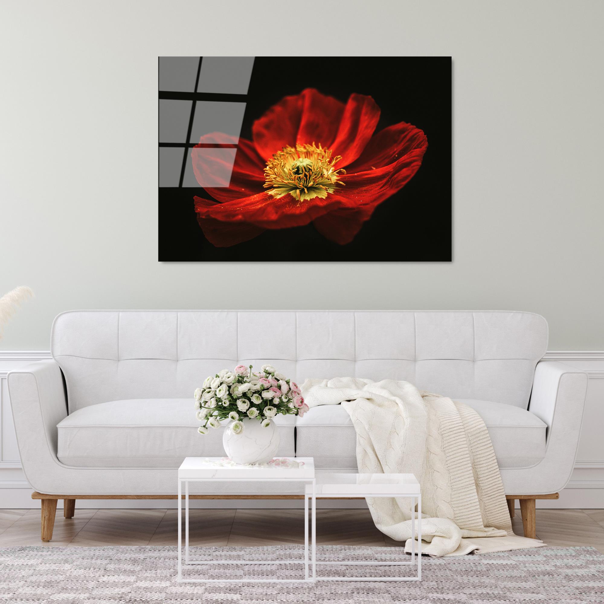 UV-204 Baskılı Cam Dikdörtgen Duvar Tablosu | ByLamp