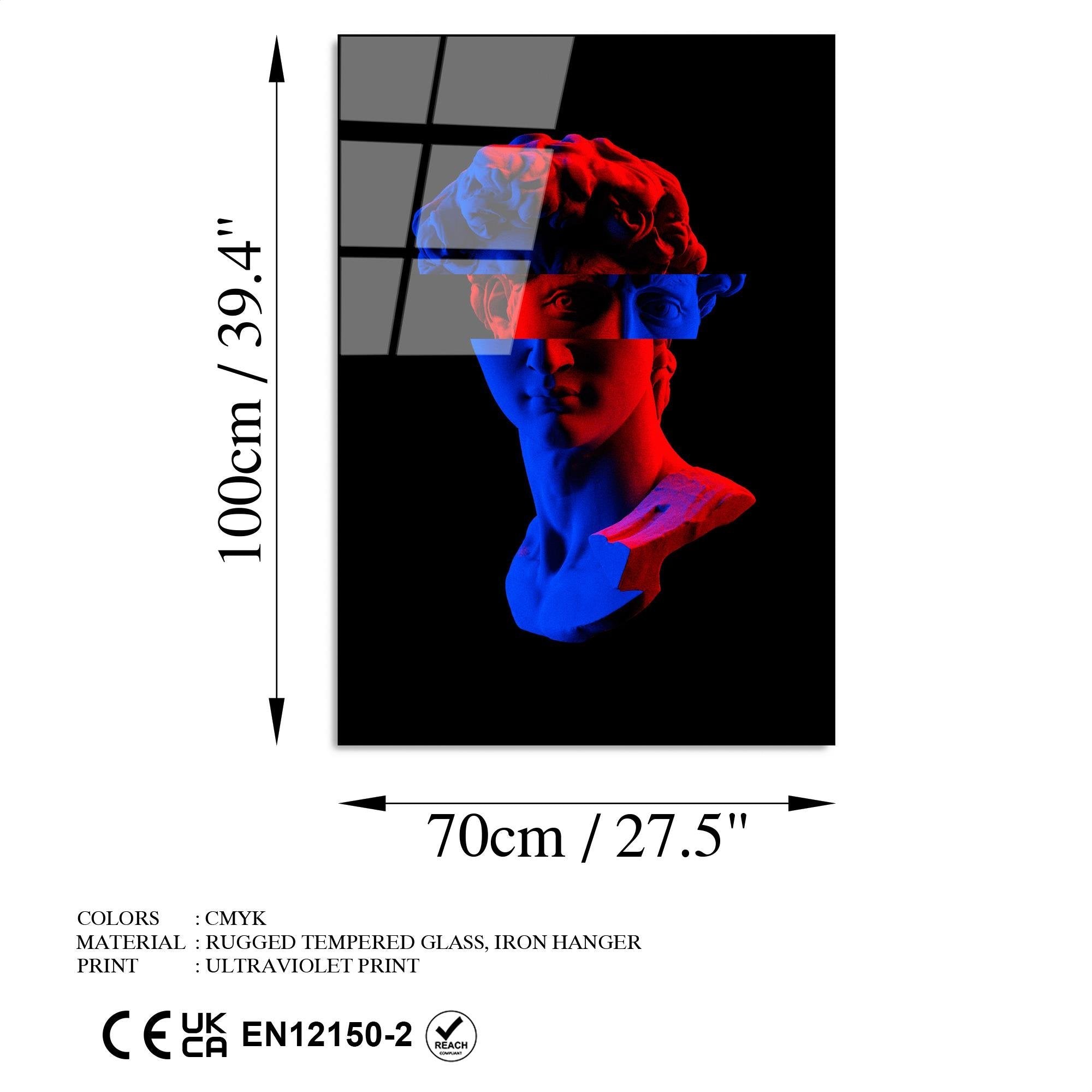 UV-205 Baskılı Cam Dikdörtgen Duvar Tablosu | ByLamp