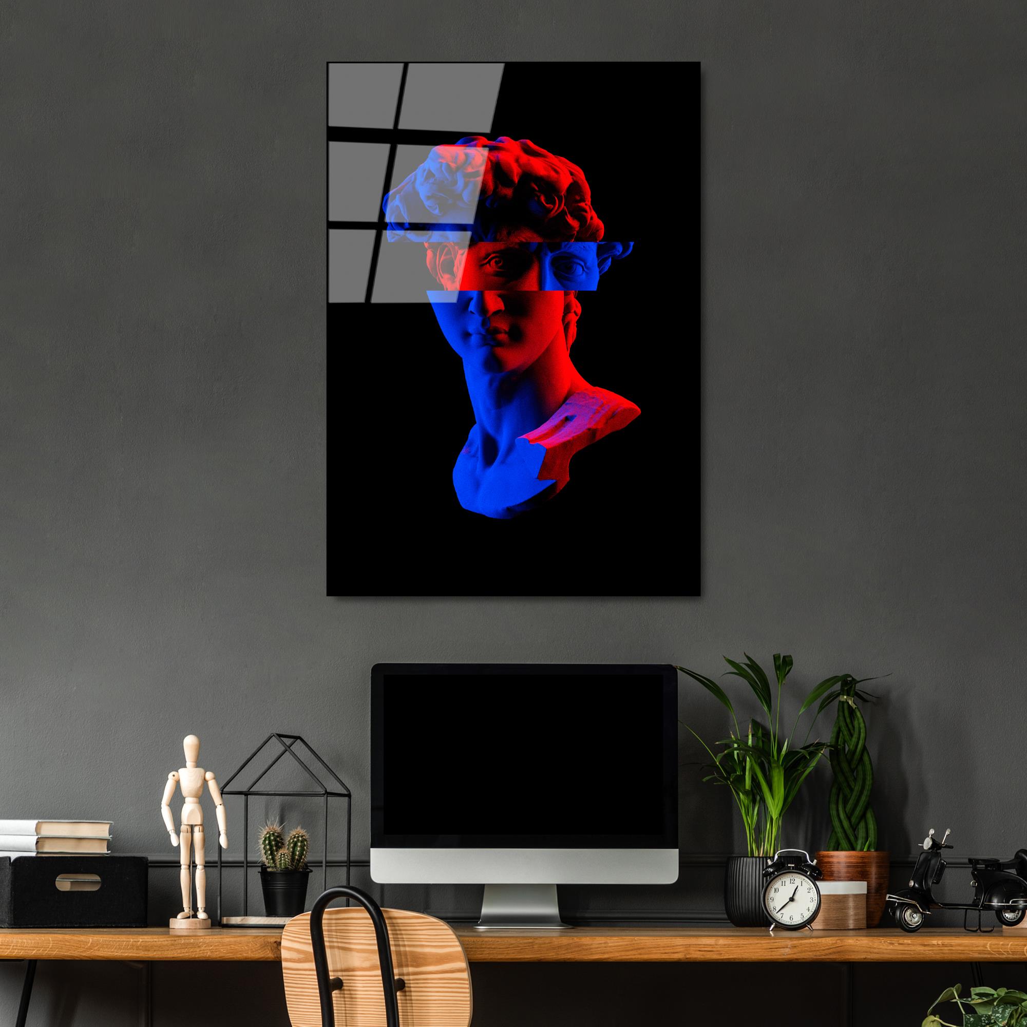 UV-205 Baskılı Cam Dikdörtgen Duvar Tablosu | ByLamp