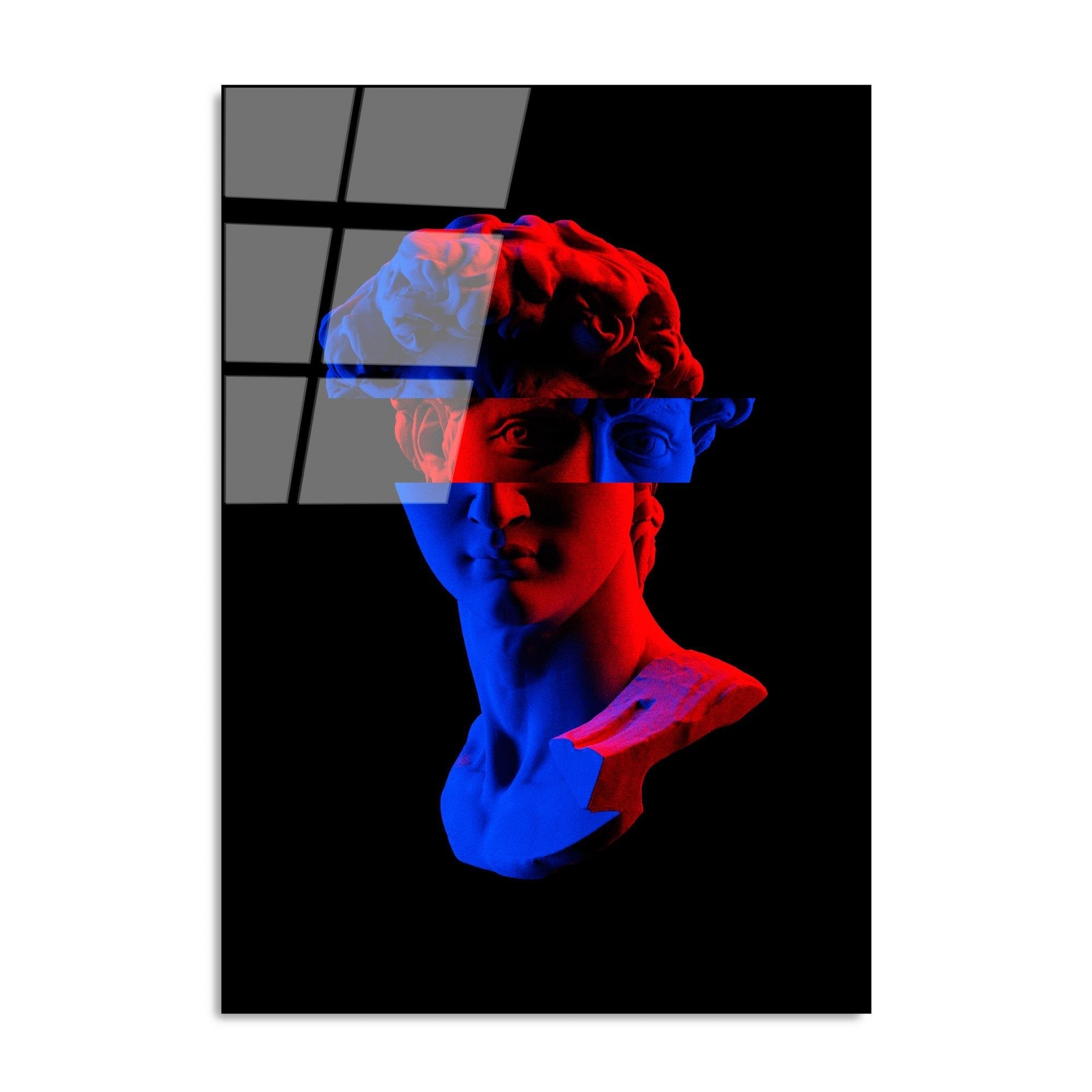 UV-205 Baskılı Cam Dikdörtgen Duvar Tablosu | ByLamp