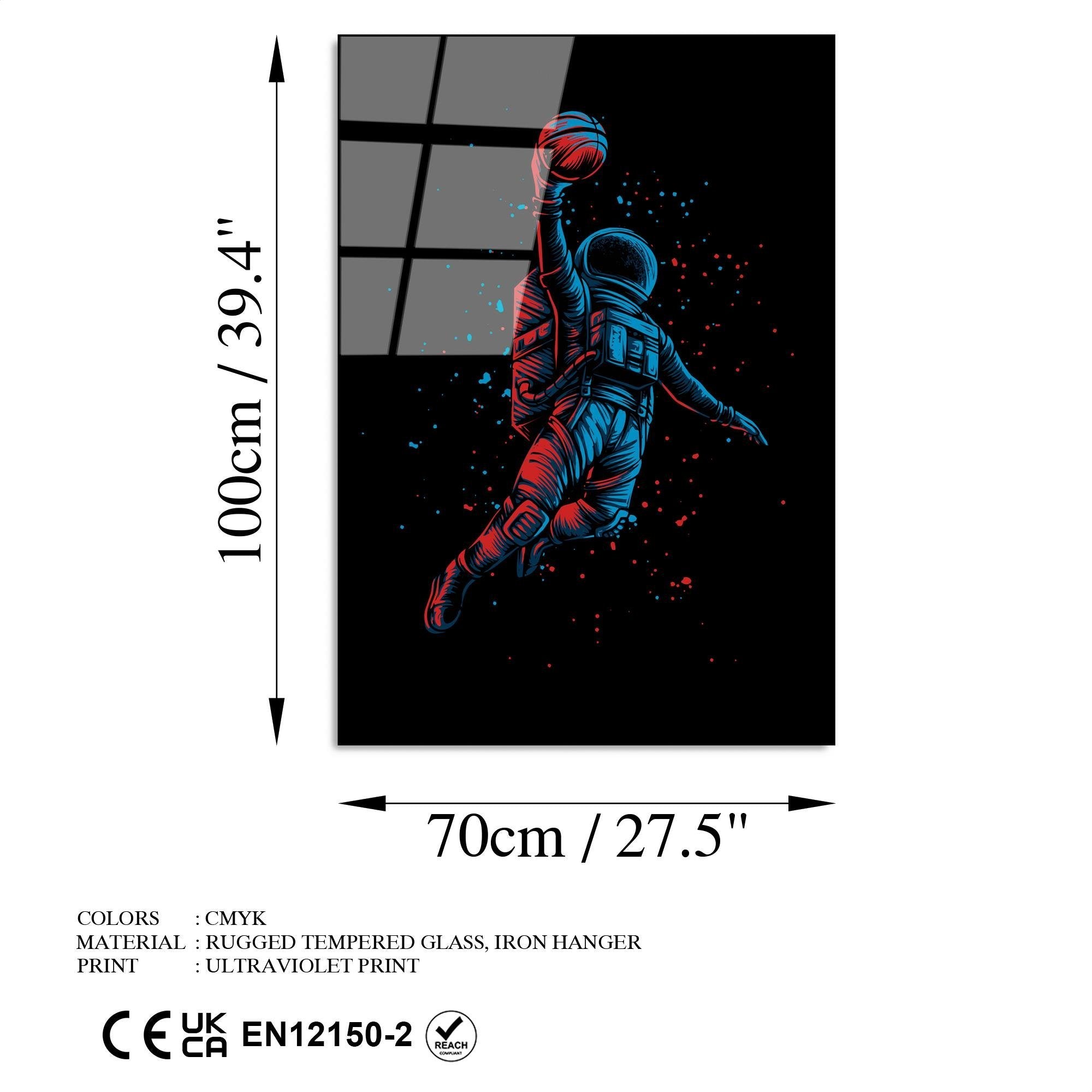 UV-206 Baskılı Cam Dikdörtgen Duvar Tablosu | ByLamp